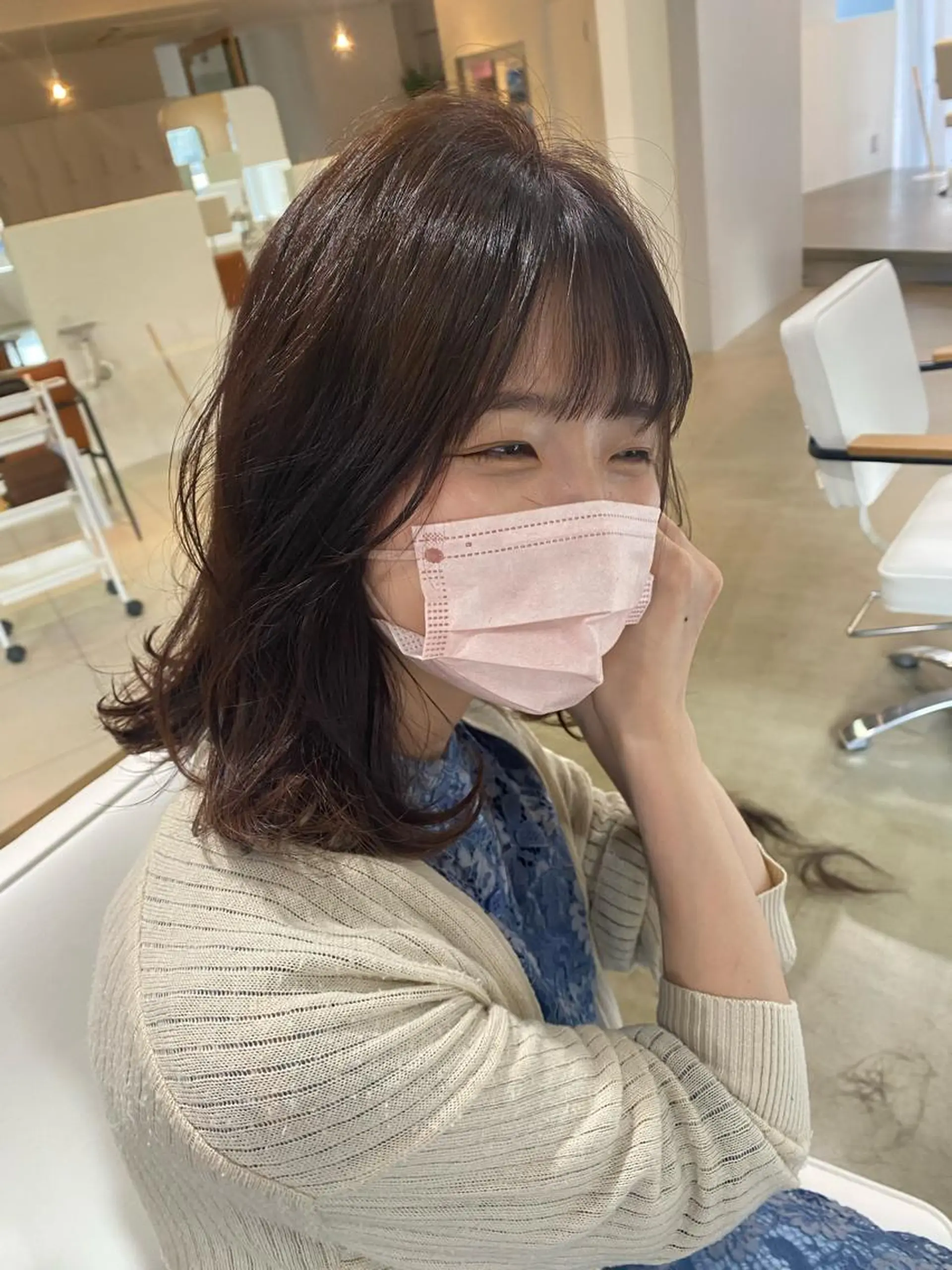 セミロング I nagiのヘアスタイル