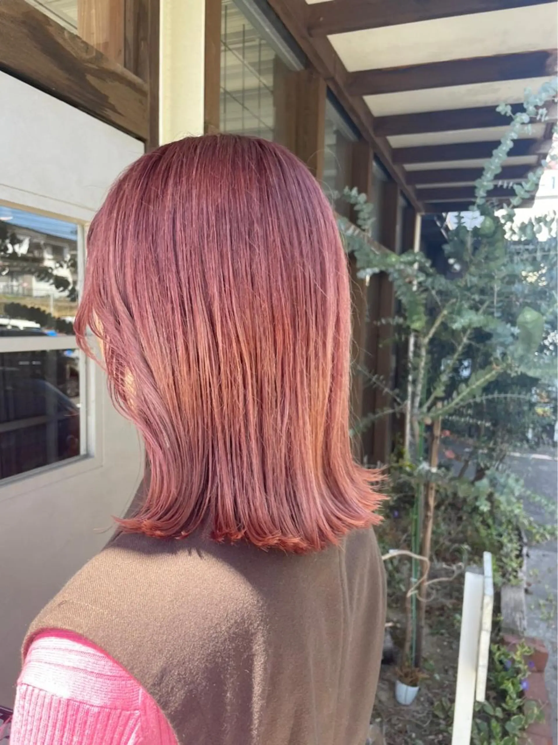 カラー カットパーマモデル 山中 遥のヘアスタイル
