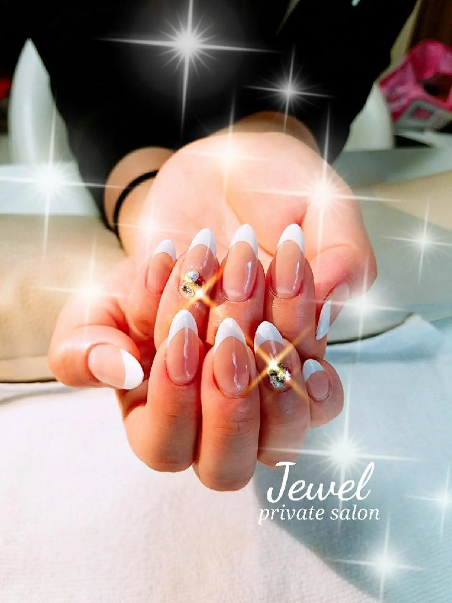 ネイル フレンチネイル その他(ネイル) ＪＥＷＥＬ ＮＡＩＬのネイルデザイン