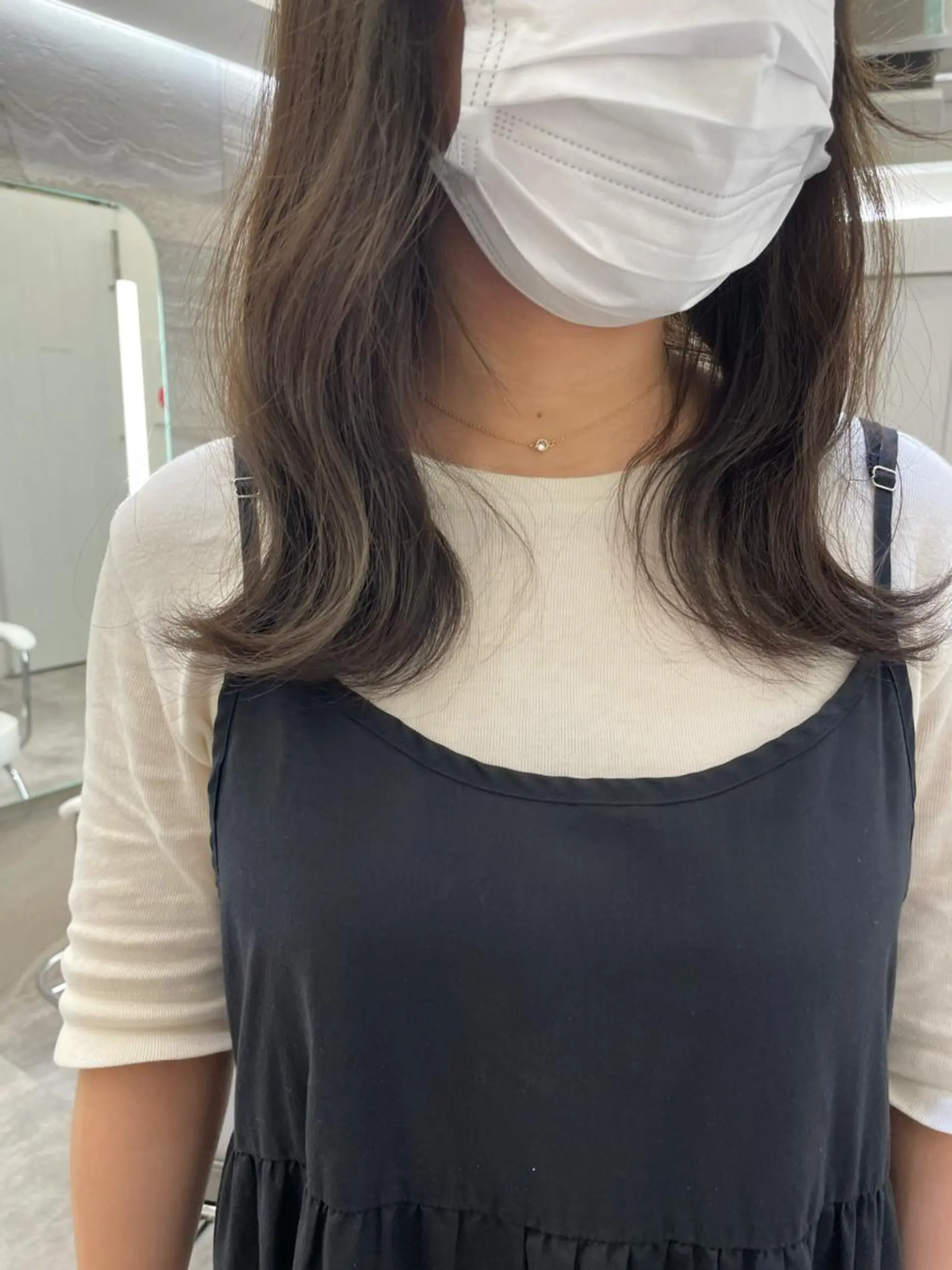 セミロング カラー ヘアアレンジ カット ヘアカラー トリートメント ヘアセット 🍃柔らかヘアー田中 瑞希🍃のヘアスタイル