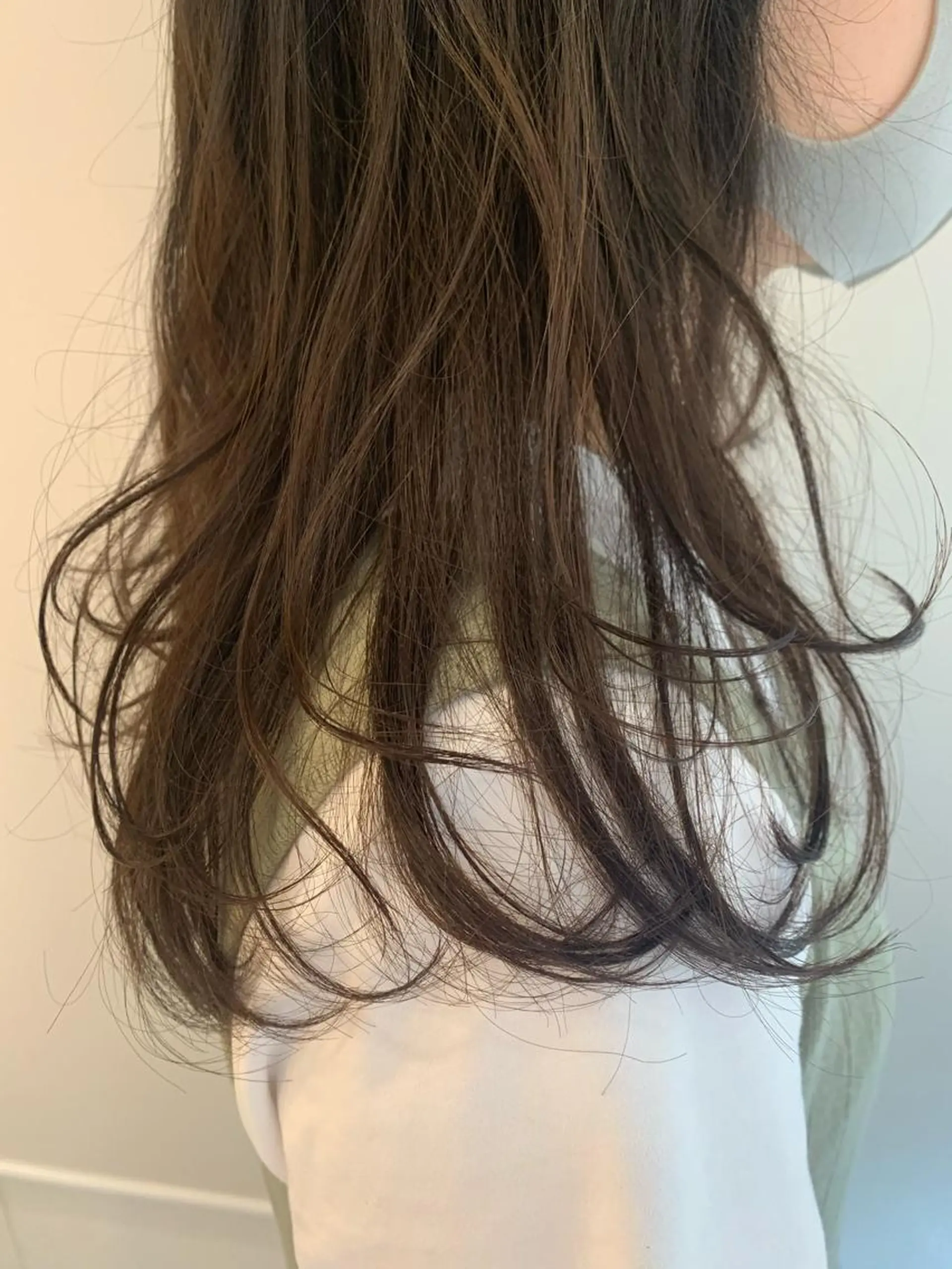 セミロング カラー パーマ ヘアアレンジ 加藤 綾華のヘアスタイル