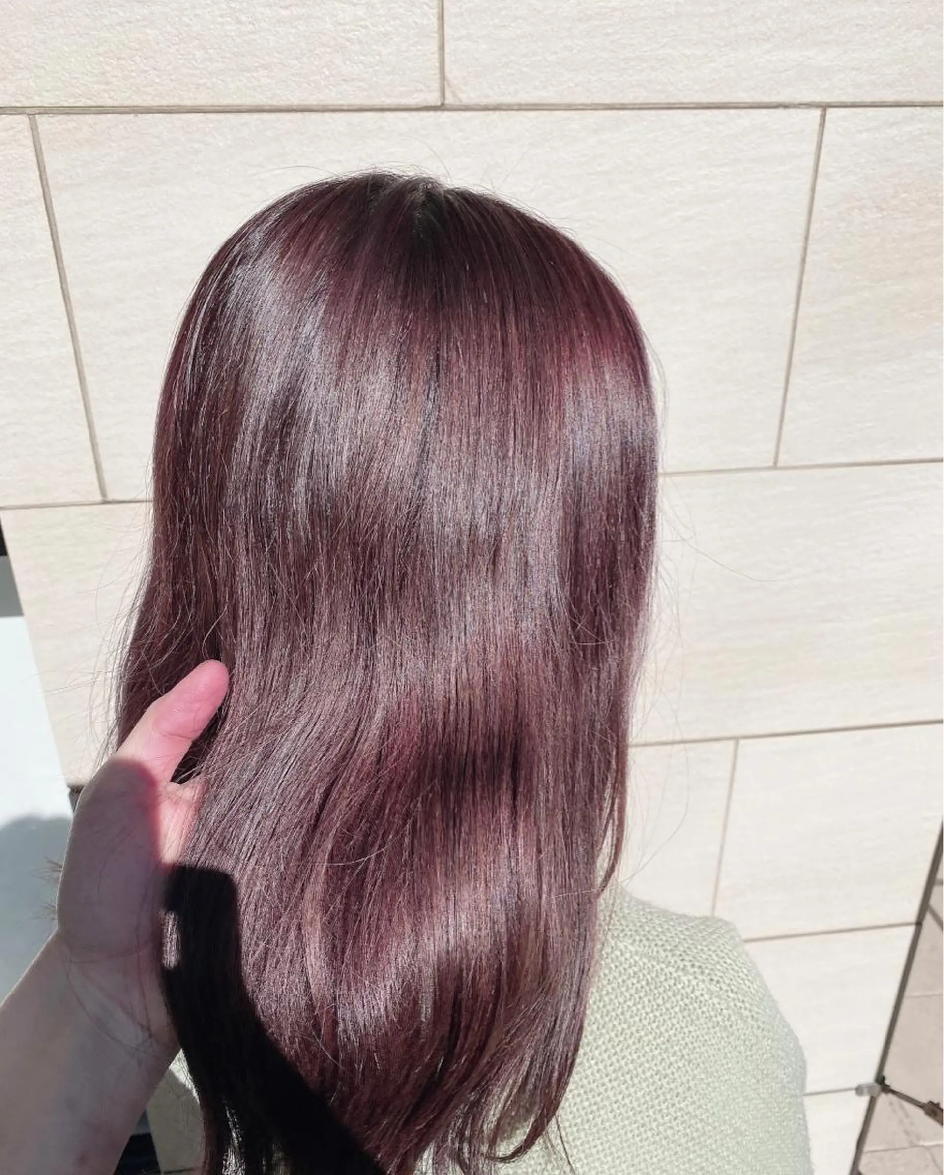 セミロング カラー ピンクカラー ローズカラー 🌟縮毛矯正/ 髪質改善/髙橋🌟のヘアスタイル