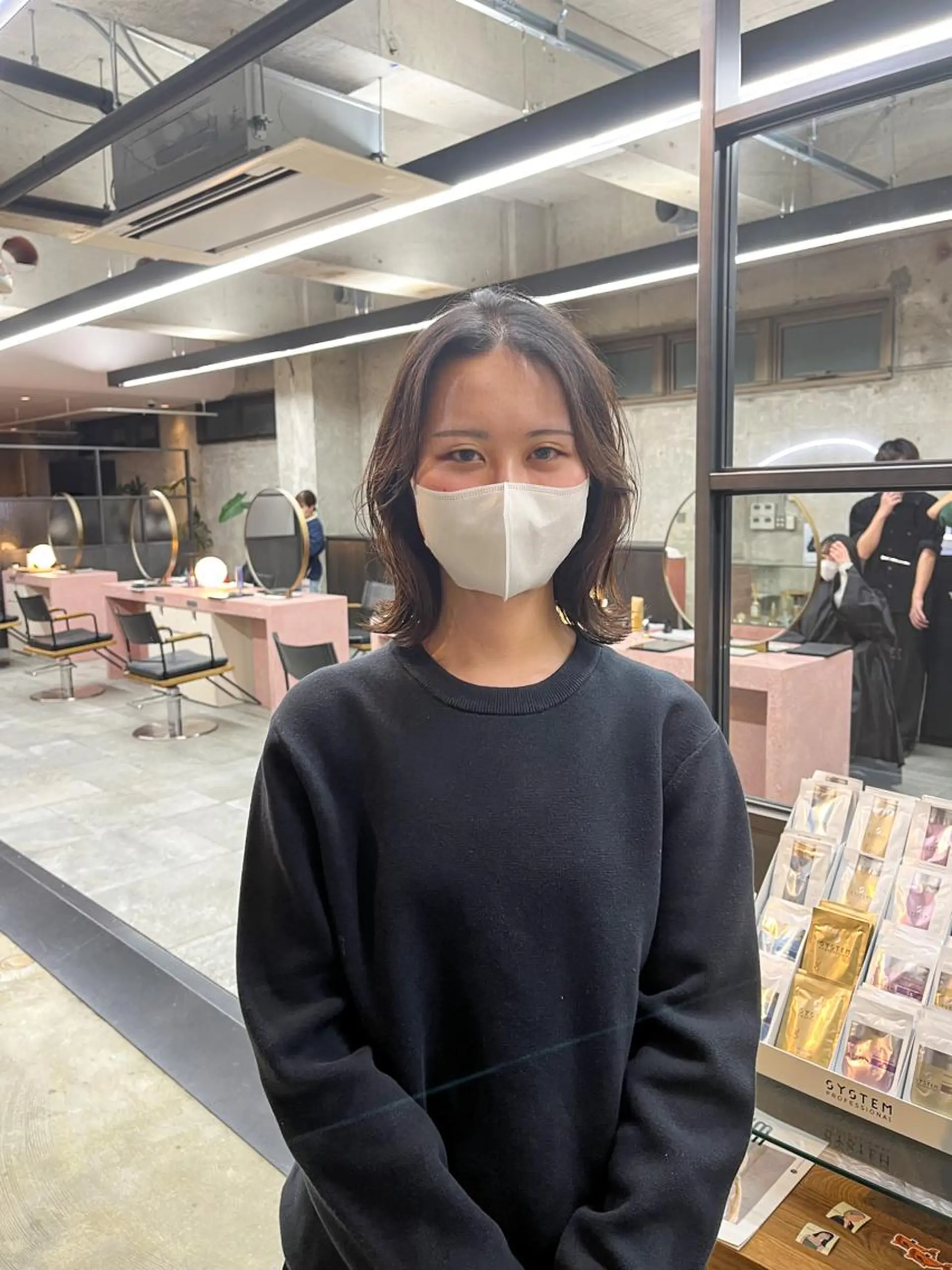 ミディアム 中江 友哉のヘアスタイル