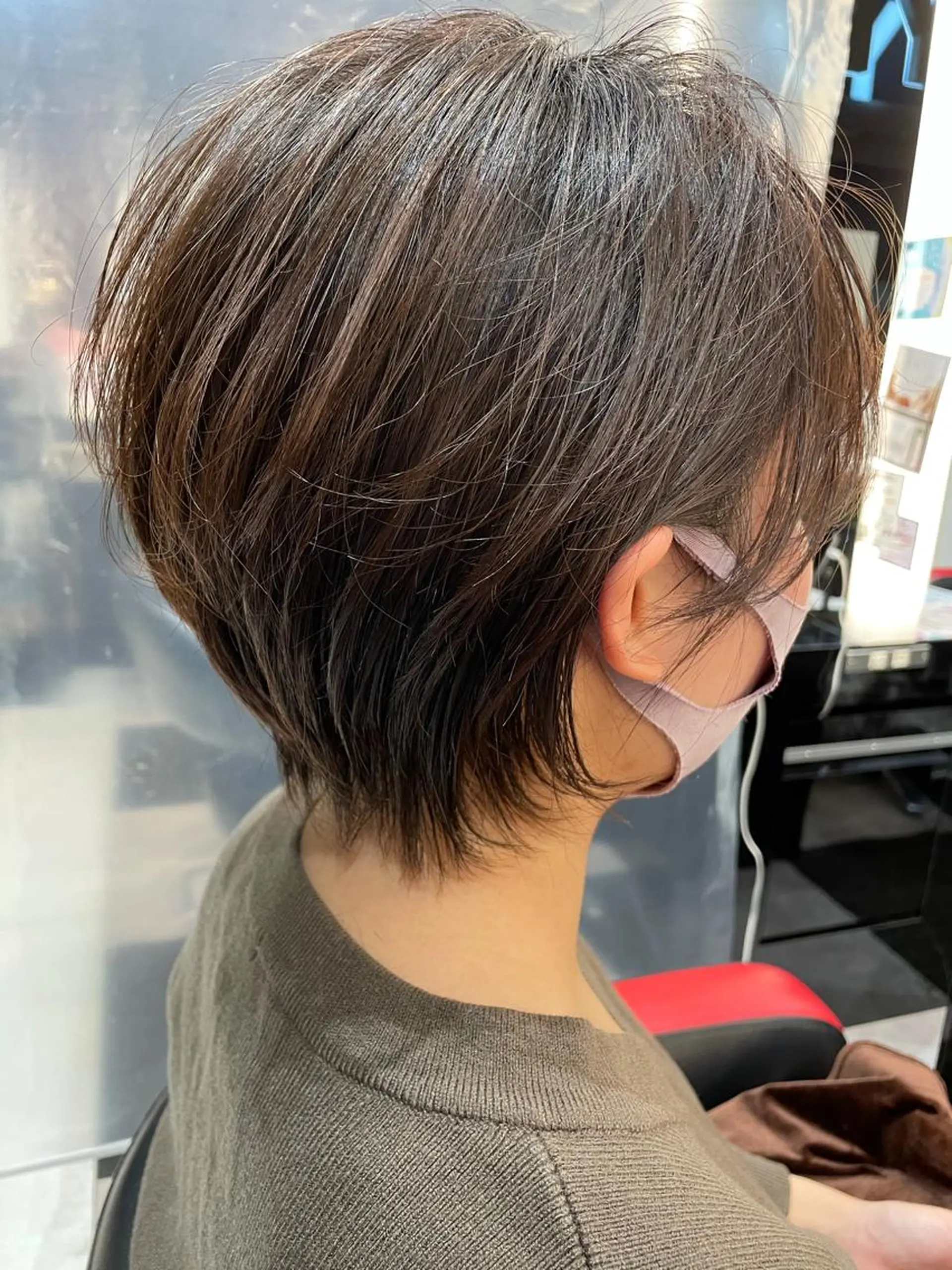 ショート ショートボブ ボブ ショートヘア カット メンズヘア特化 崎田 成人のヘアスタイル