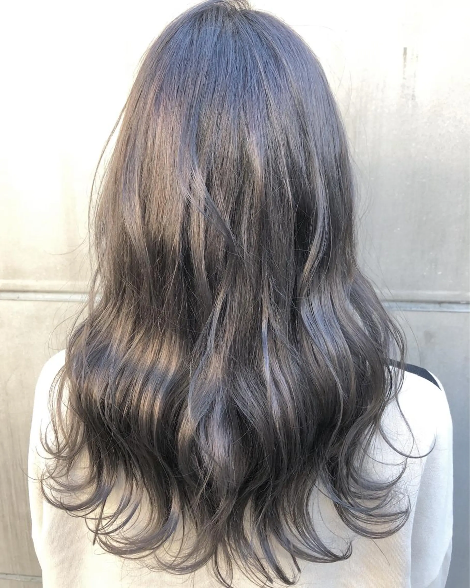 セミロング カラー 北間 寛哉のヘアスタイル