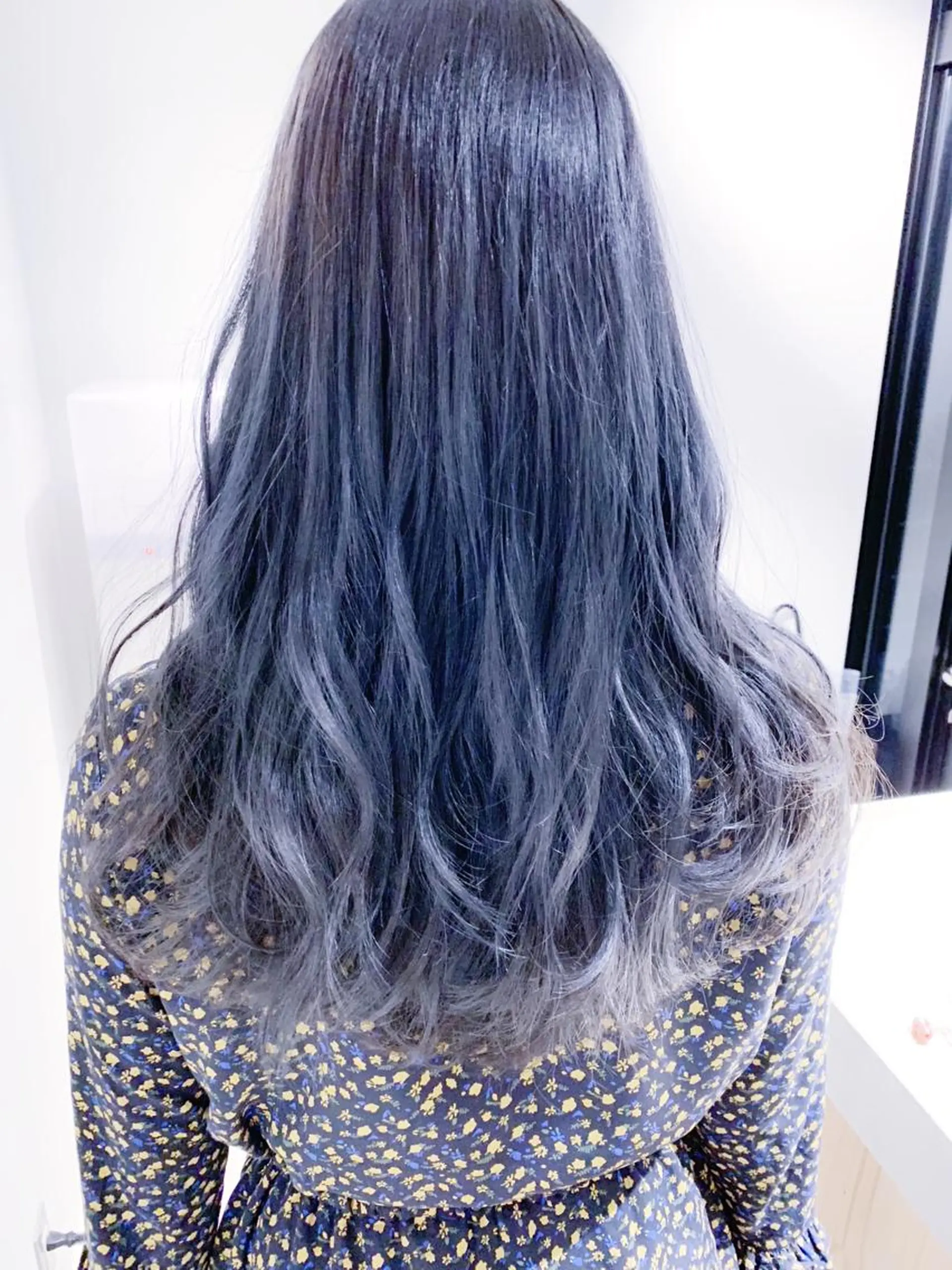 ロング カラー ネイビーカラー 【完全マンツー 恵比寿】佐藤 翔のヘアスタイル