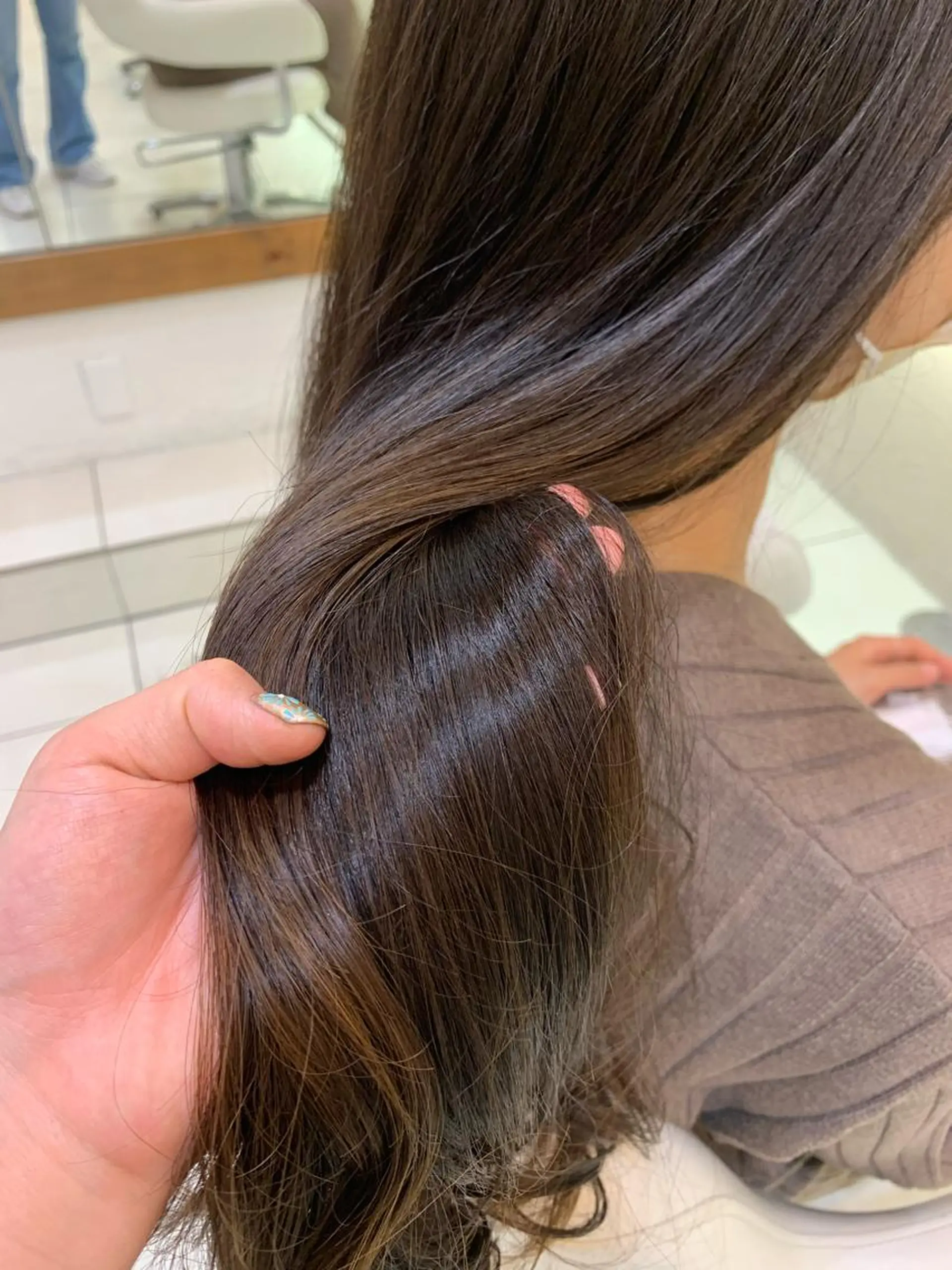 ロング 似合わせカラー/艶 髪質改善/ヨシザキのヘアスタイル