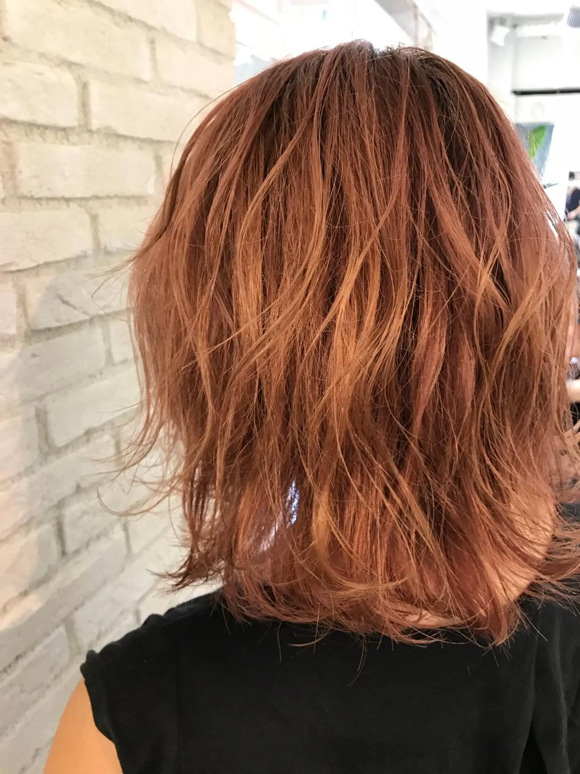 ミディアム カラー パーマ キッズ マツエク・マツパ レイヤー＆カラー 人気美容師倉崎涼のヘアスタイル