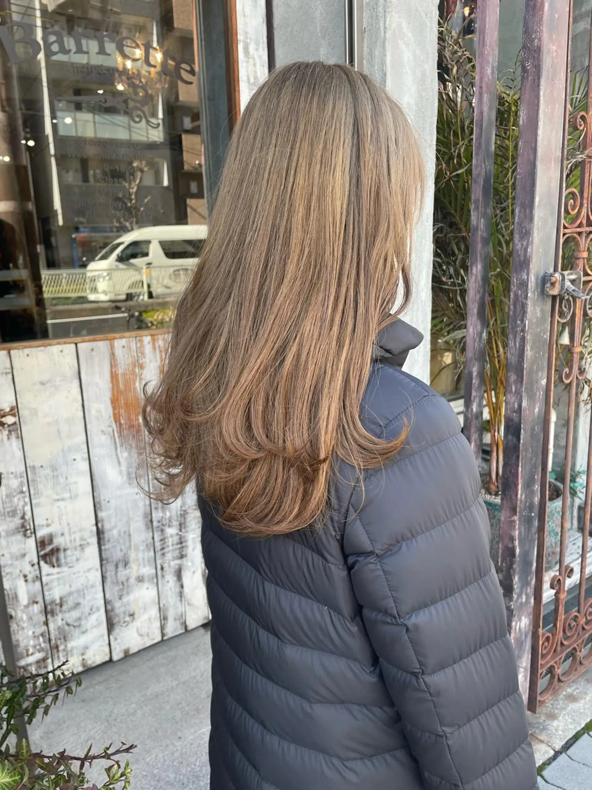 ロング カラー カット 鎌田卓也/髪質改善 /透明感カラーのヘアスタイル