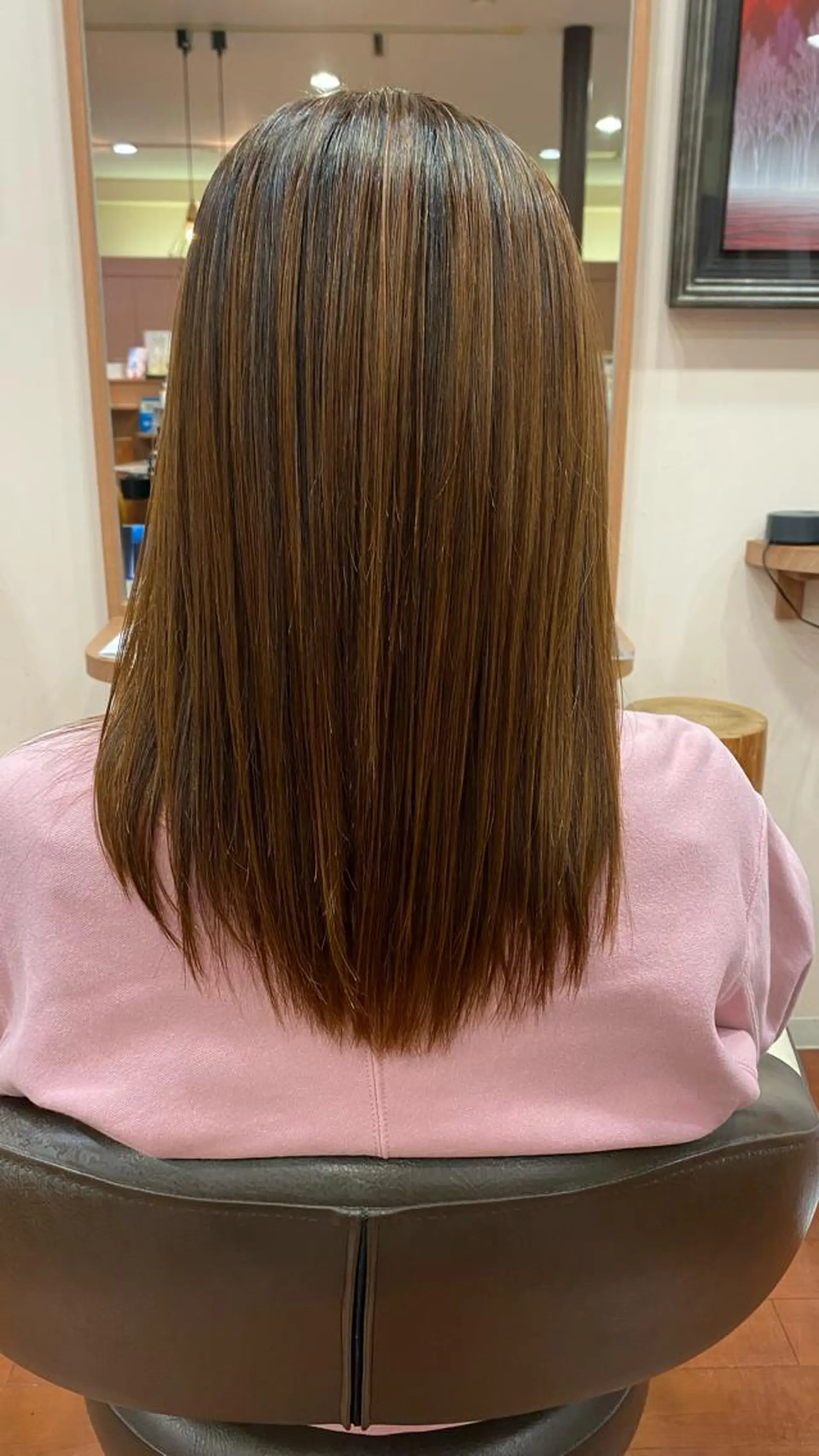 セミロング 縮毛矯正 鳥栖美容室/nir. 美優/ミユのヘアスタイル