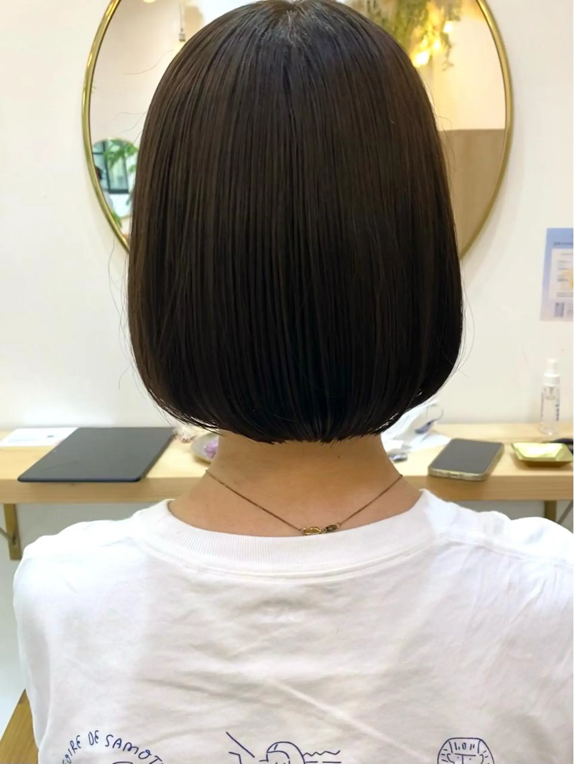 ミディアム カラー ボブ カット ヘアカラー トリートメント ヘッドスパ CARICIA🌱 masaeのヘアスタイル