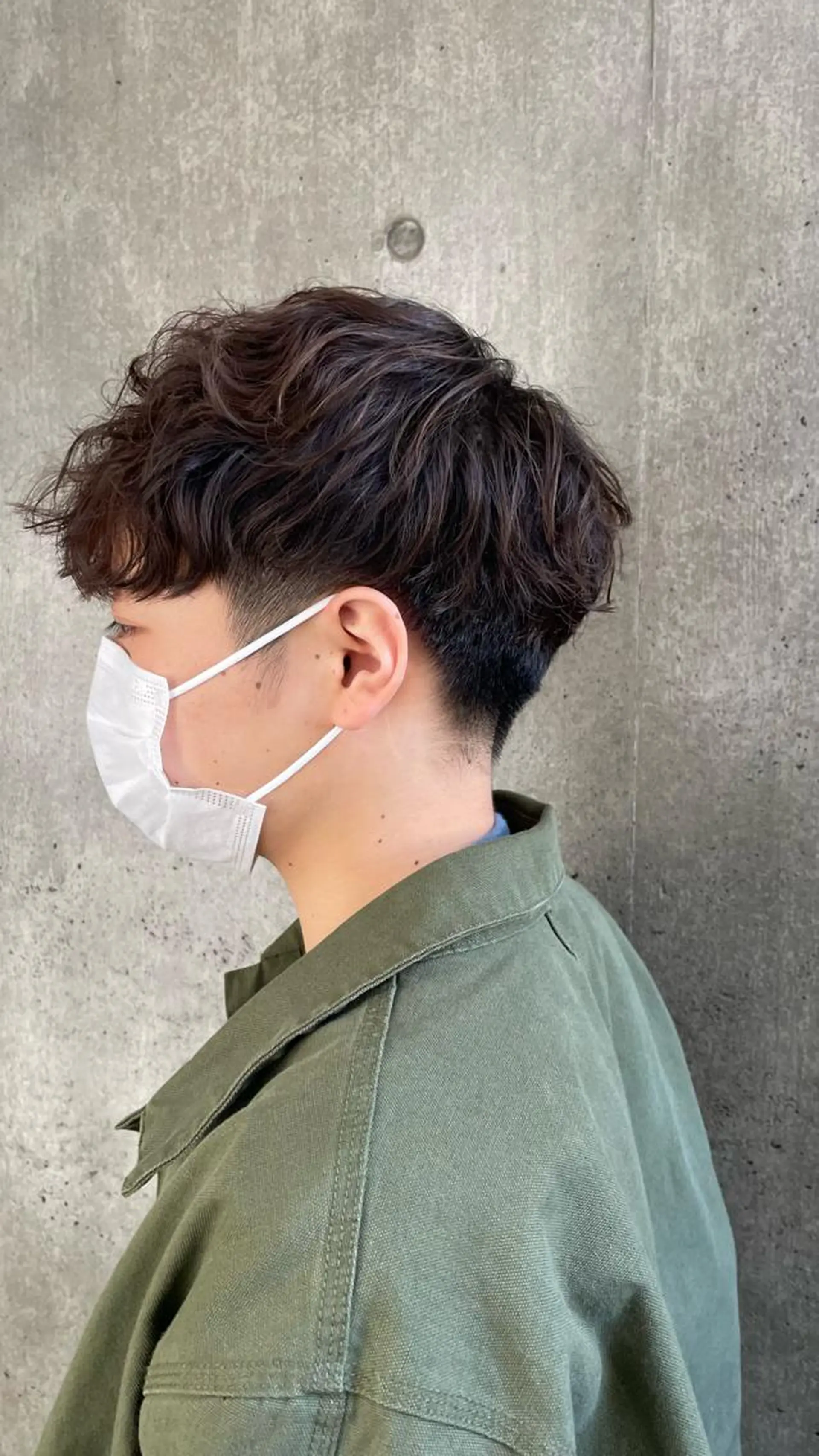 パーマ メンズ もりたみかこ 美容師お休み中のヘアスタイル