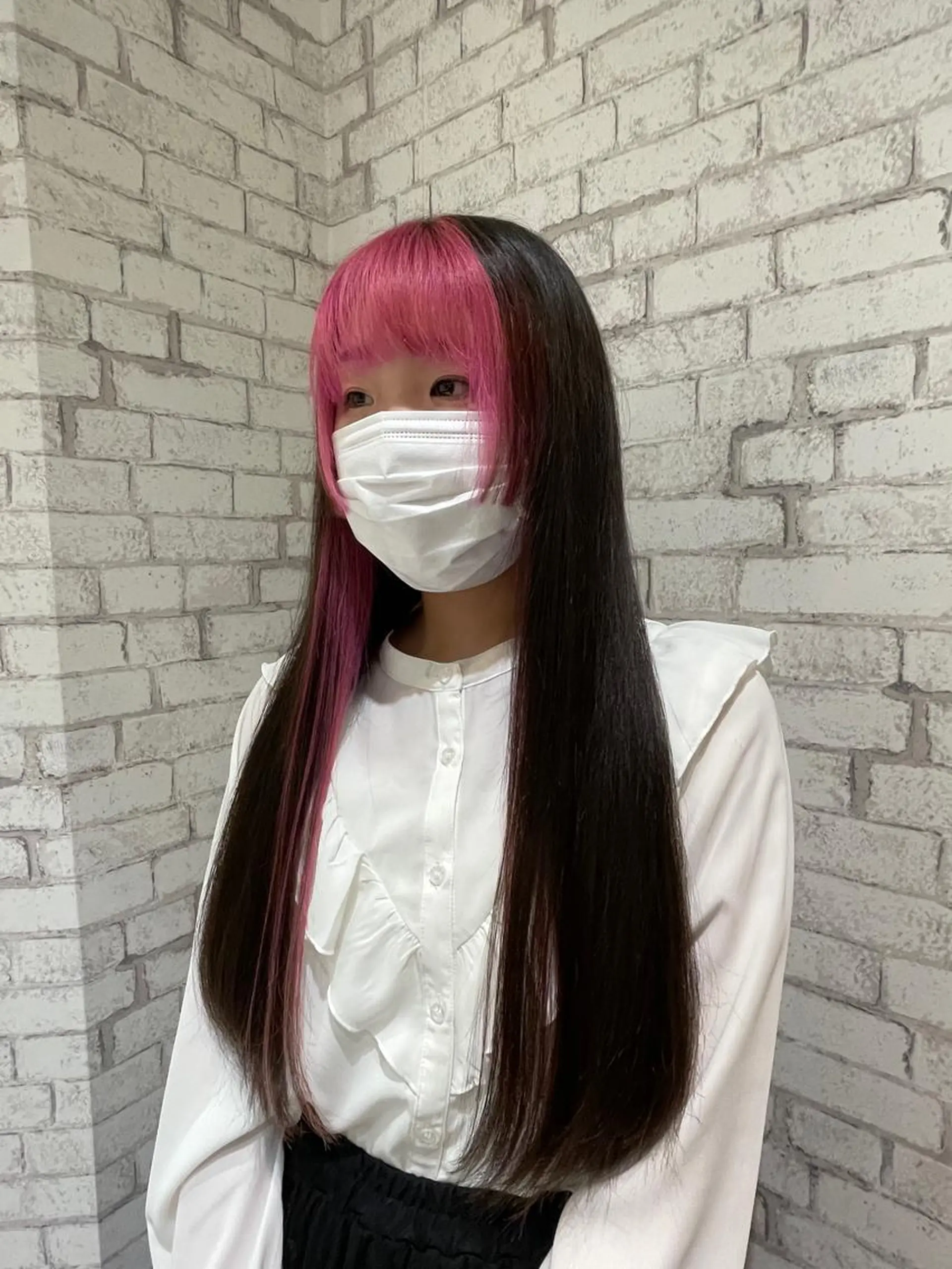 ロング カラー 低ダメージ特化🌱 佐野優斗のヘアスタイル