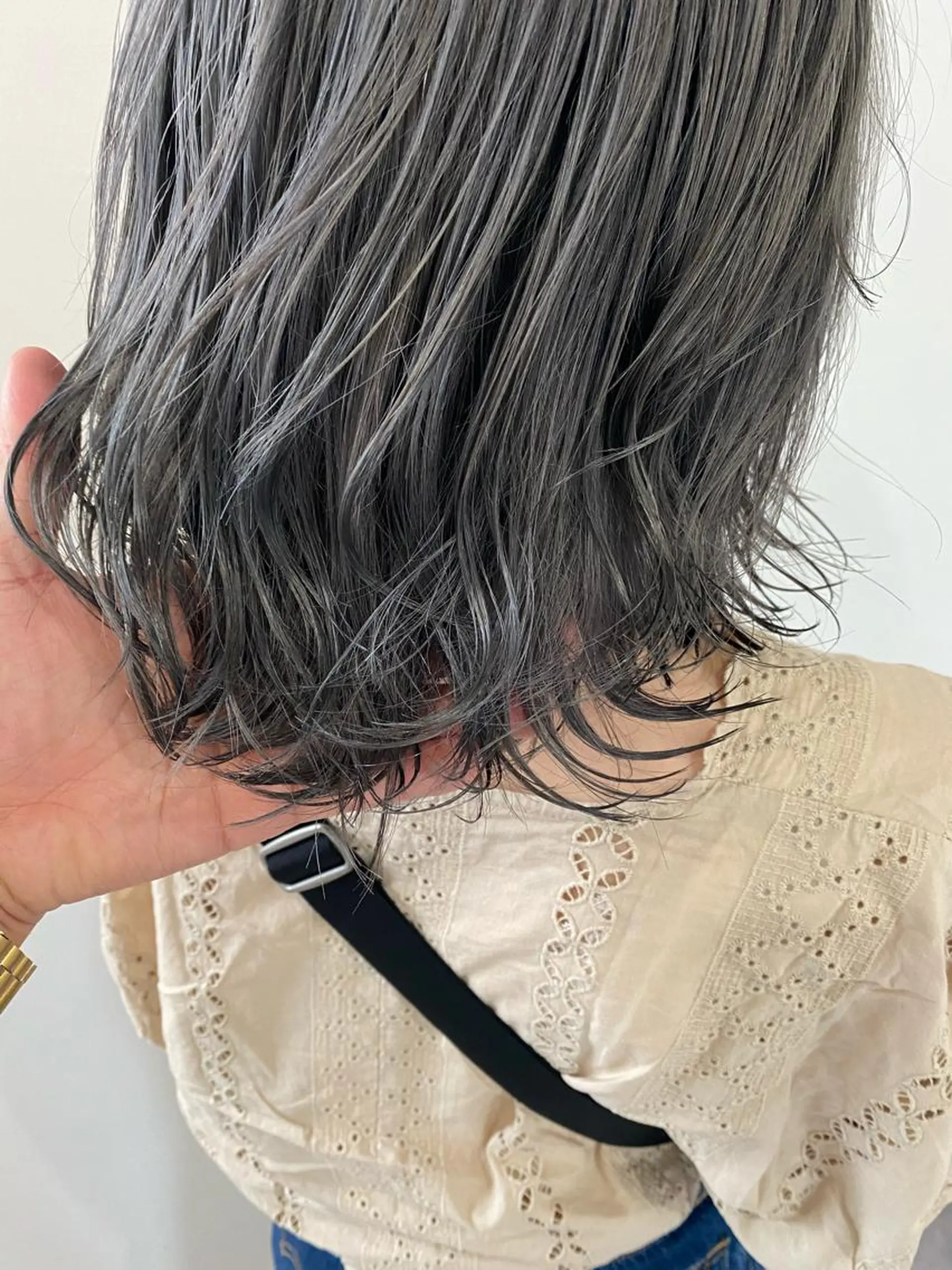 ミディアム カラー 大森 壱成のヘアスタイル