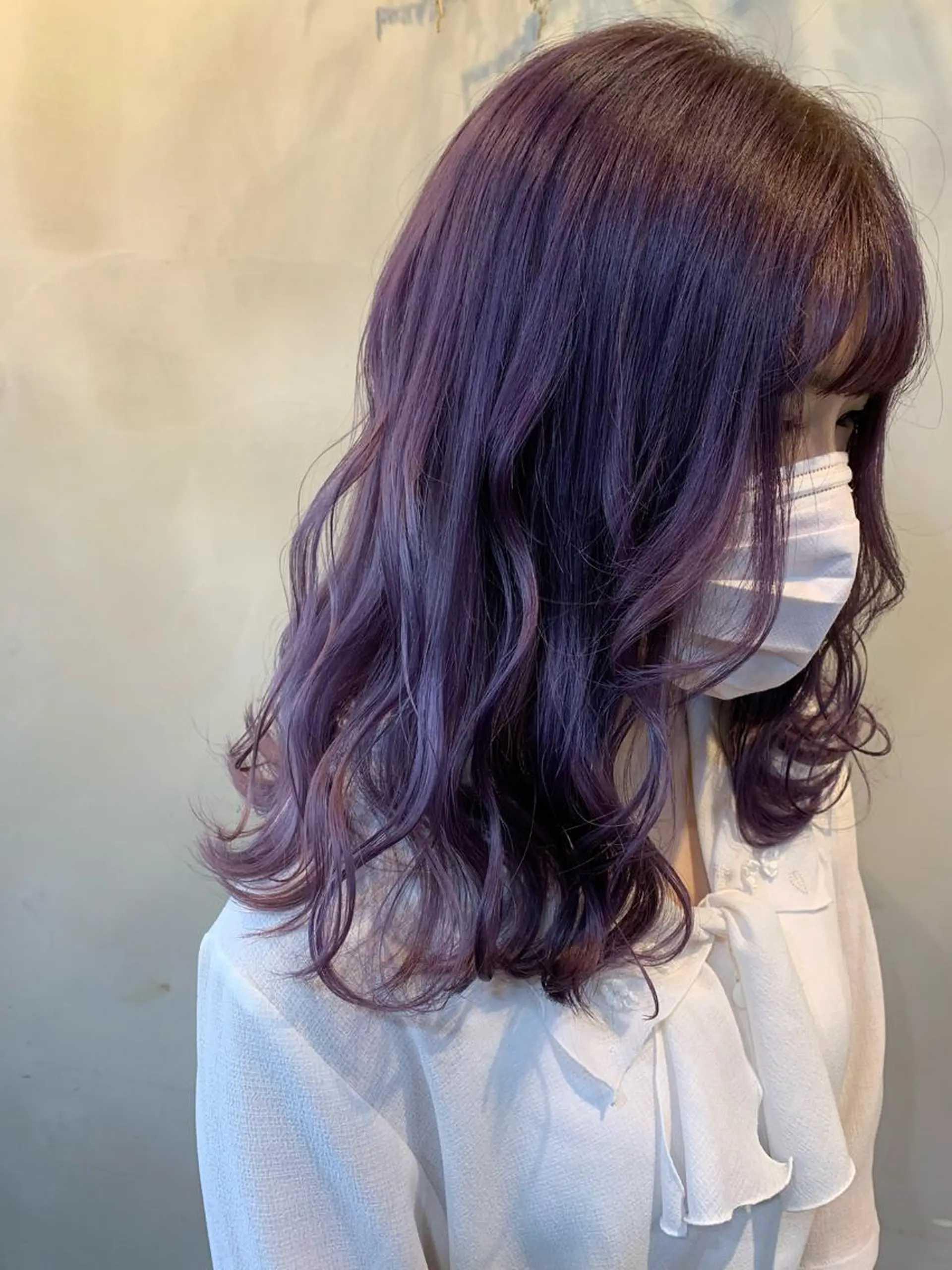 ロング カット ヘアカラー トリートメント 山本 みきのヘアスタイル