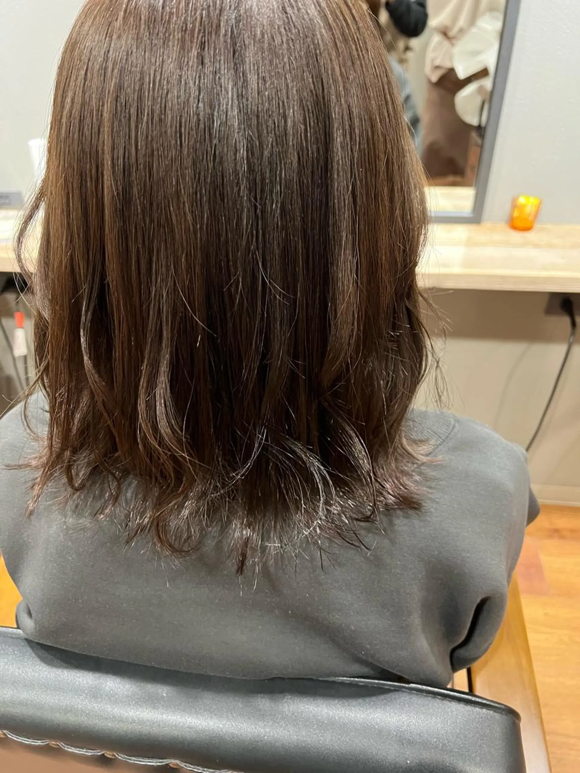 カラー グレージュ 愛乃 εїз⟡.·*.のヘアスタイル