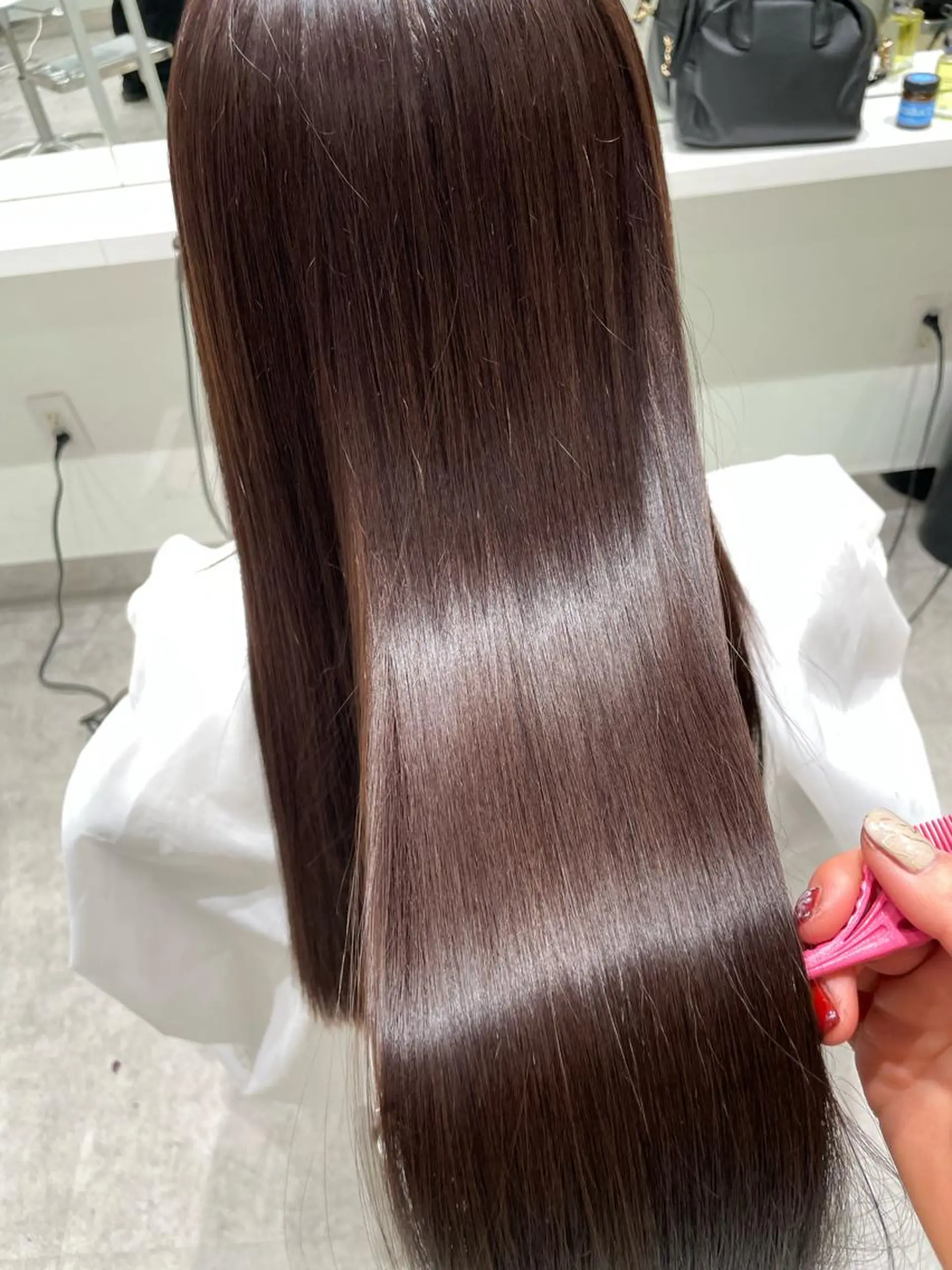 ロング カラー 💘韓国レイヤー上 品カラーruru💘のヘアスタイル