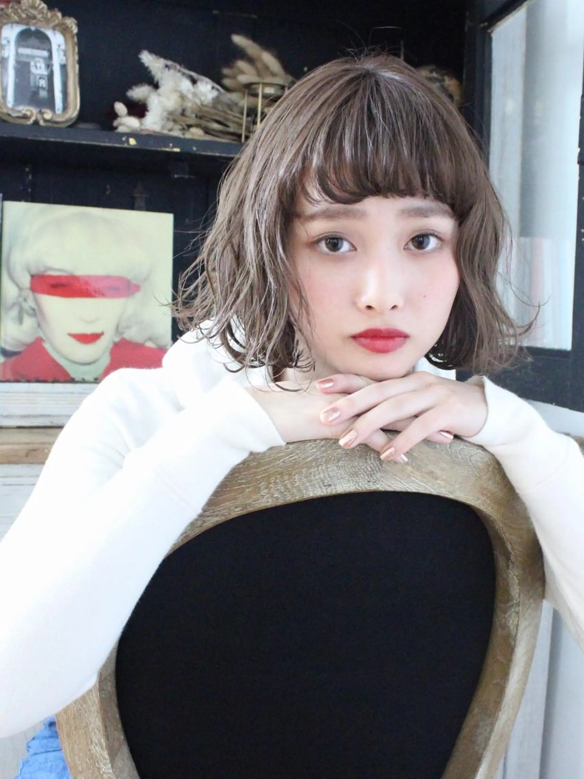 ショート カラー パーマ ooit 【オーイット】のヘアスタイル