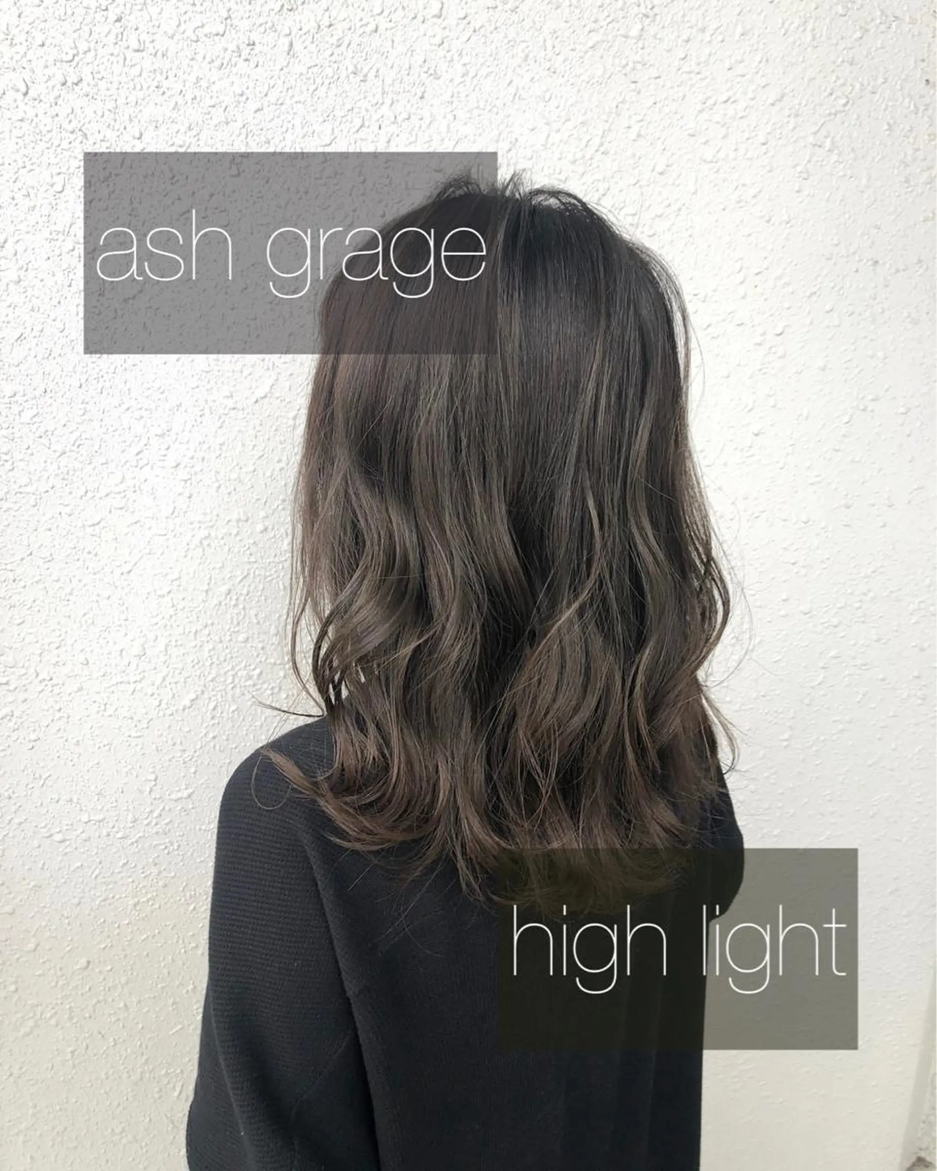 セミロング カラー ハイライトカラー ハイライト 後藤紗英/髪質改善 /オリーブベージュのヘアスタイル