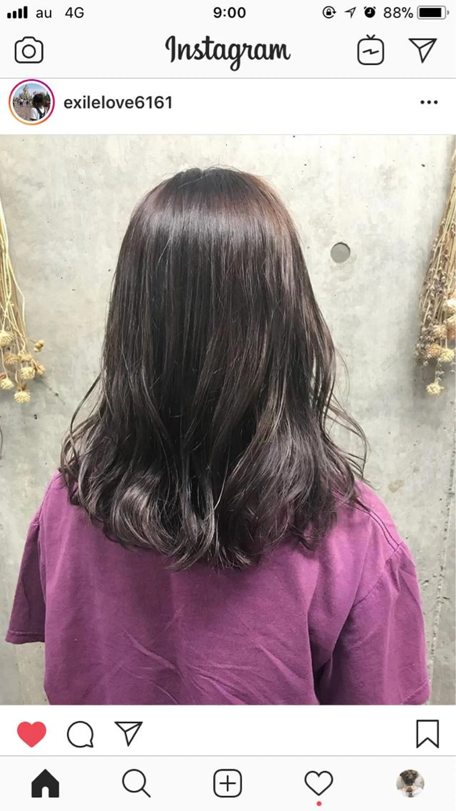 セミロング カラー ヘアアレンジ ダブルカラー バイオレットカラー Satsuki ✂︎♡のヘアスタイル