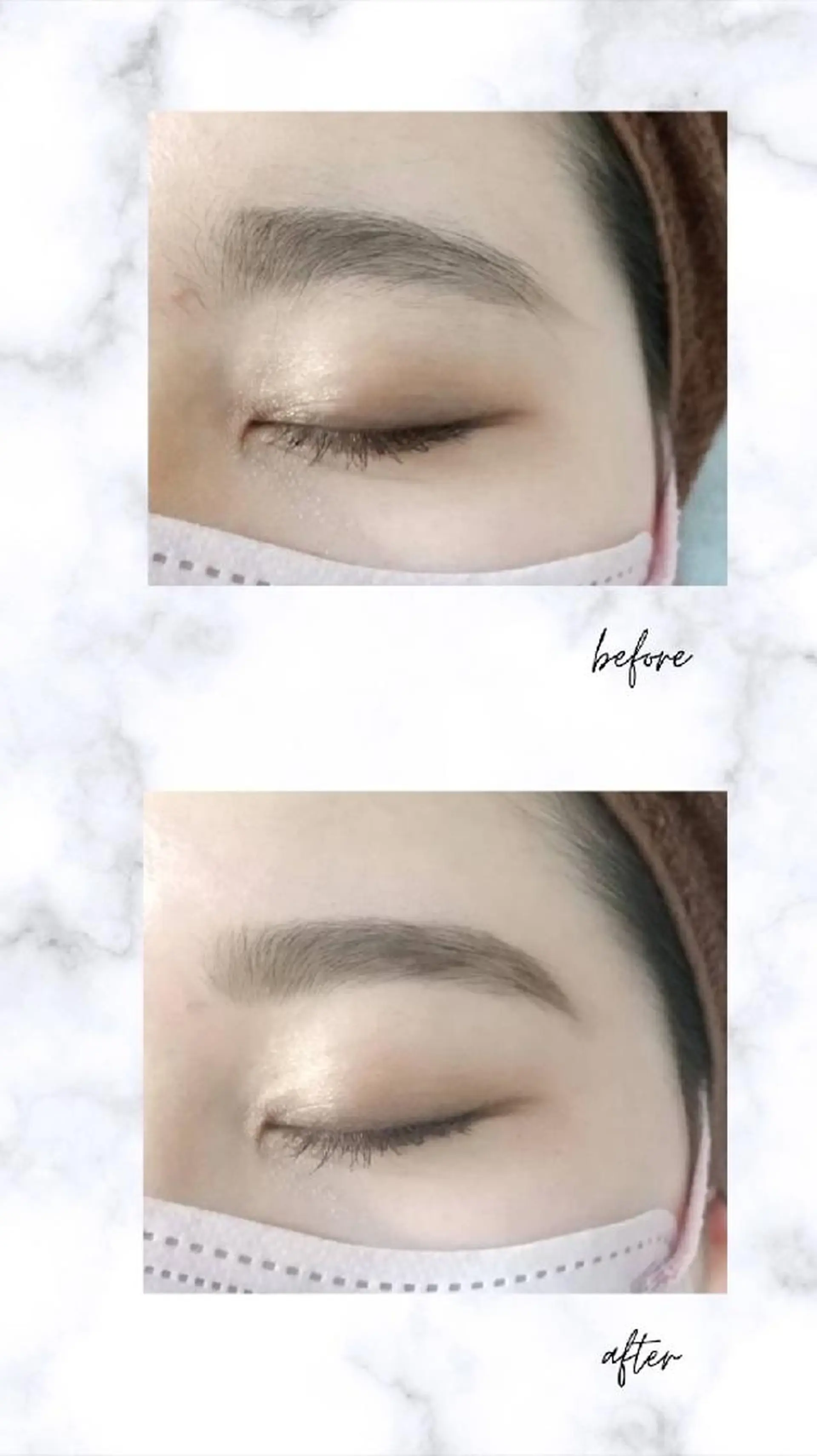 アイブロウ 眉毛ワックス脱毛 Luana wax 🐚根本のエステ・リラクイメージ