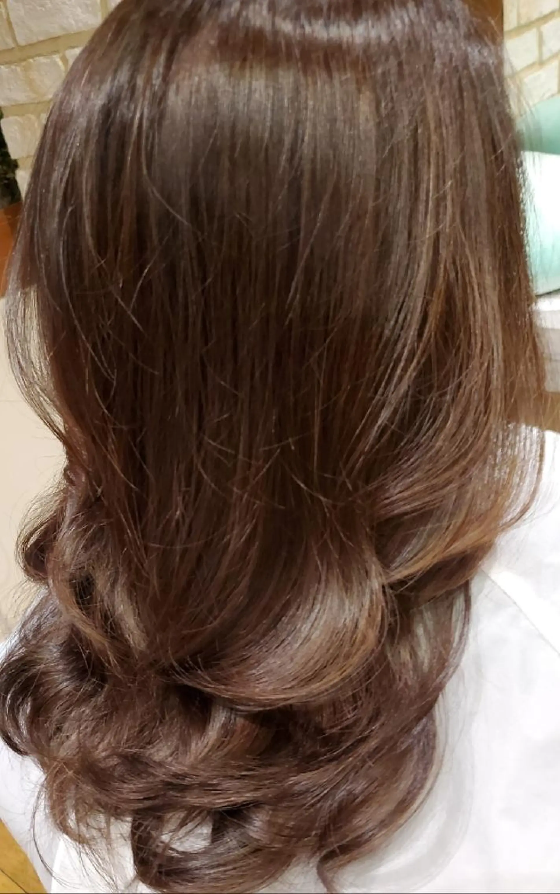 セミロング アッシュ ハイライト カット Lag.銀座 🌺アヤカのヘアスタイル