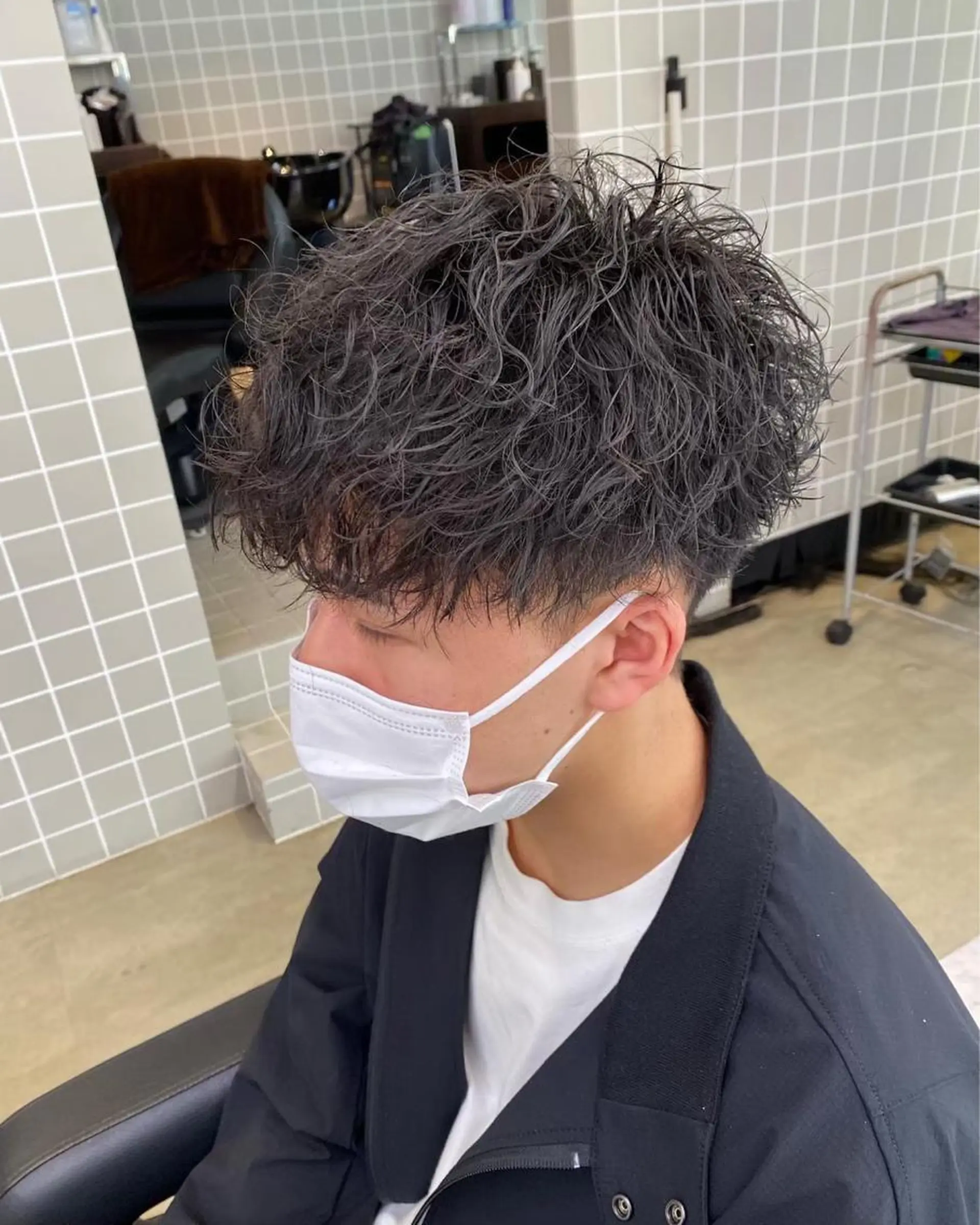 ショート カラー パーマ ヘアアレンジ メンズ 🔷横浜/メンズ TAKUMI🔷のヘアスタイル