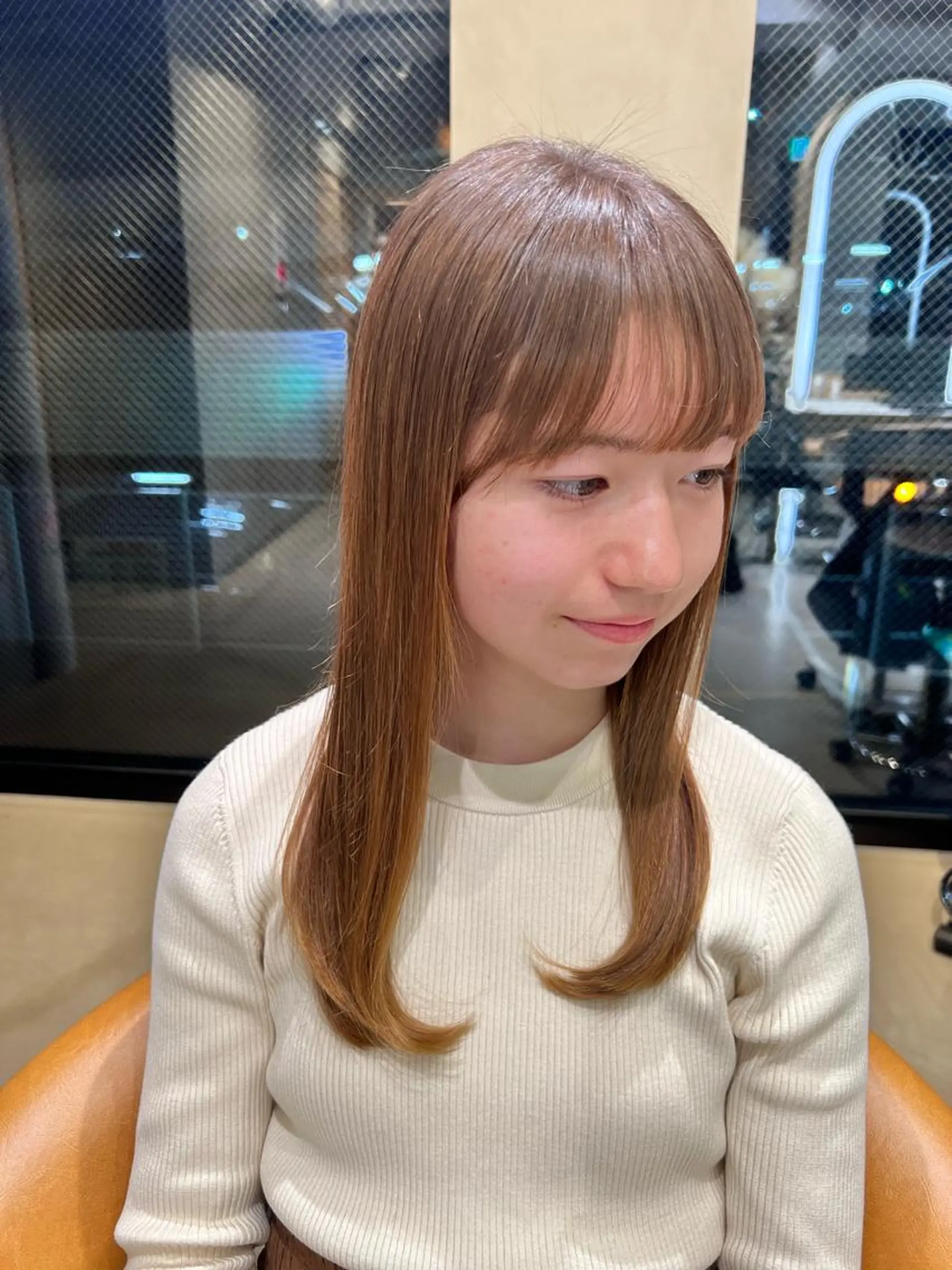 ミディアム 白髪ぼかし/ 烏丸/さとまるのヘアスタイル