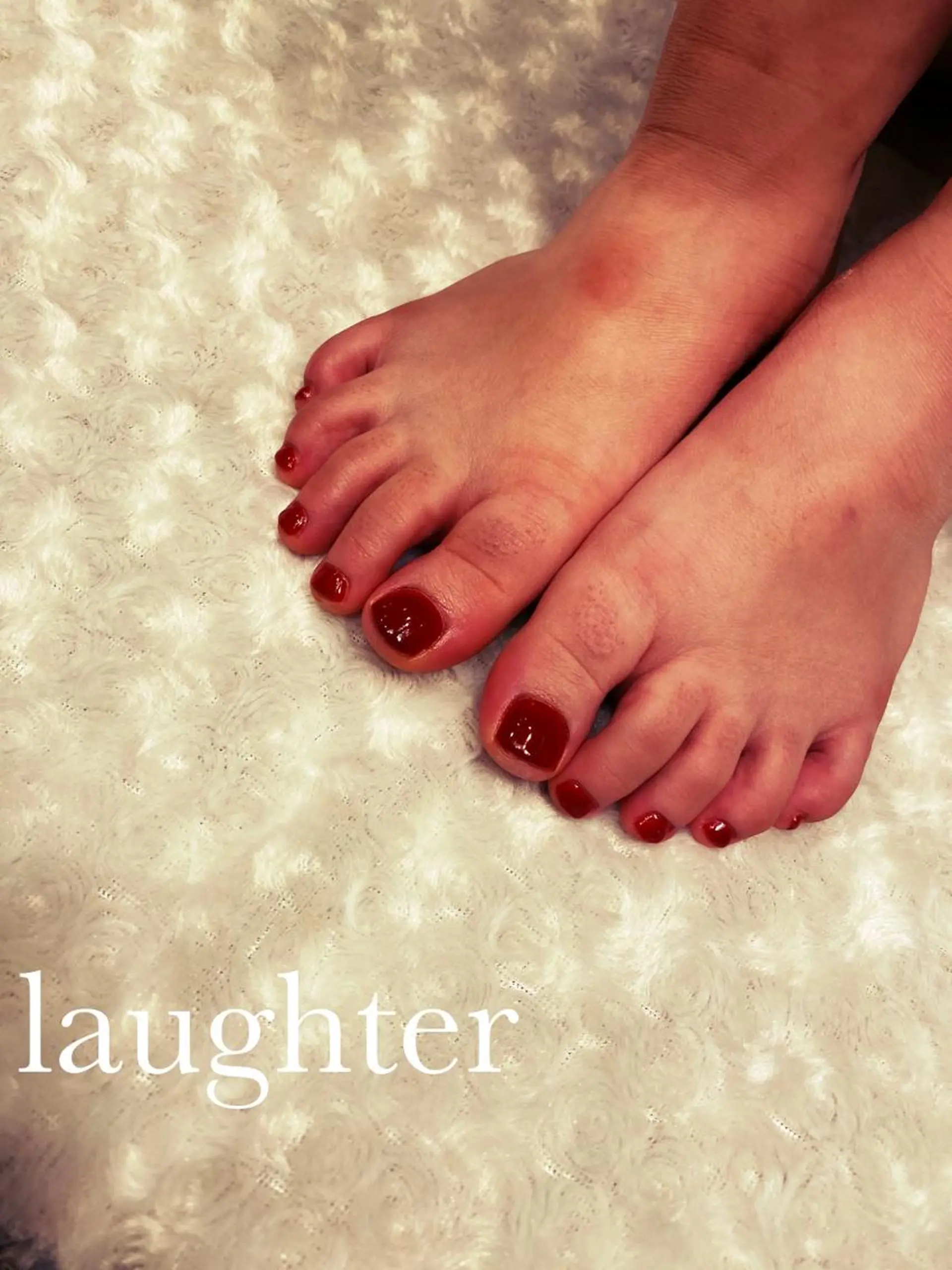 ネイル フットネイル ワンカラーネイル 春ネイル laughter nailのネイルデザイン
