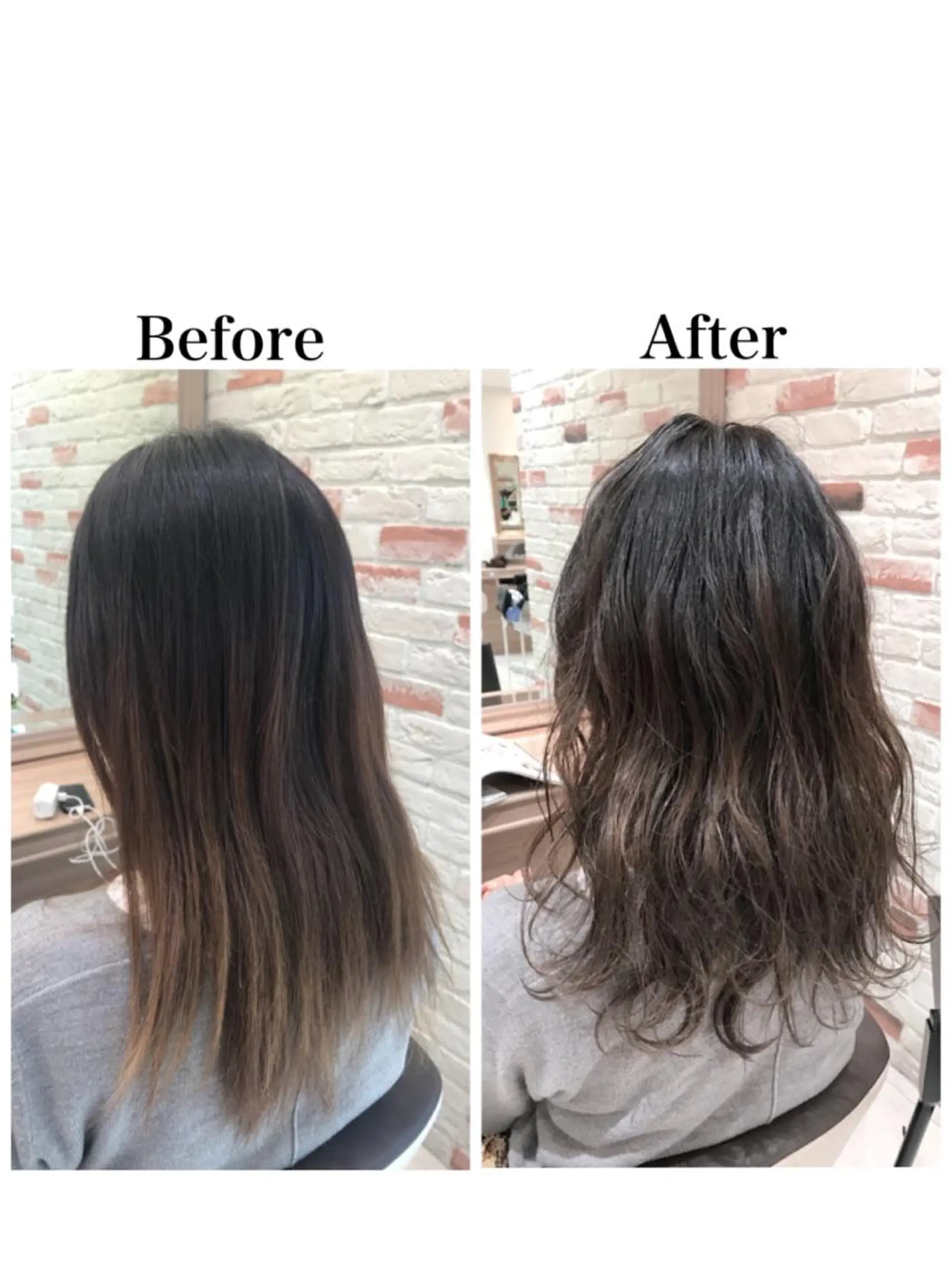 セミロング カット ヘアカラー 新宿 木下拓哉のヘアスタイル