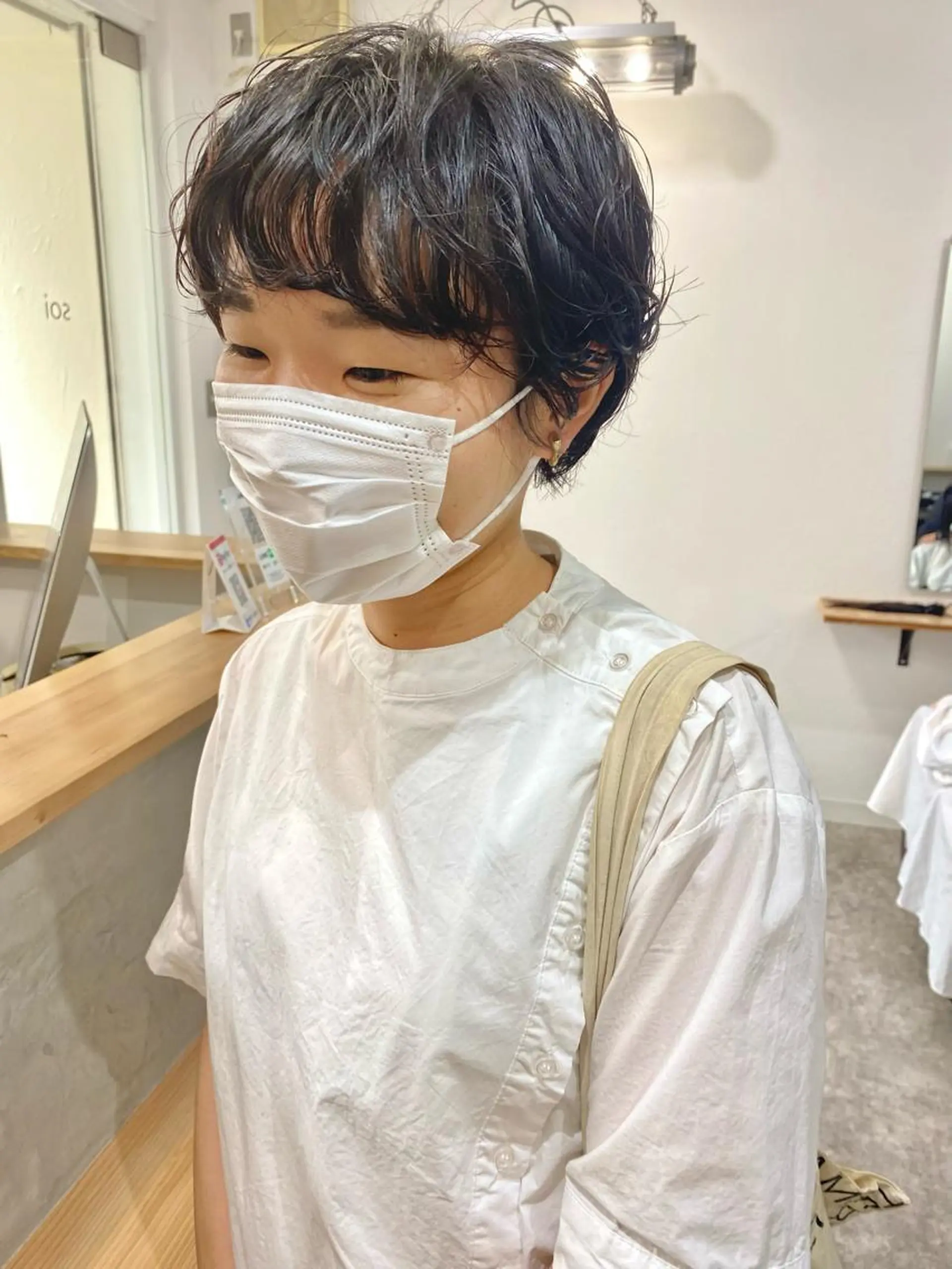 ショート パーマ メンズ 森貴裕/ベージュ/ パーマ/オリーブのヘアスタイル