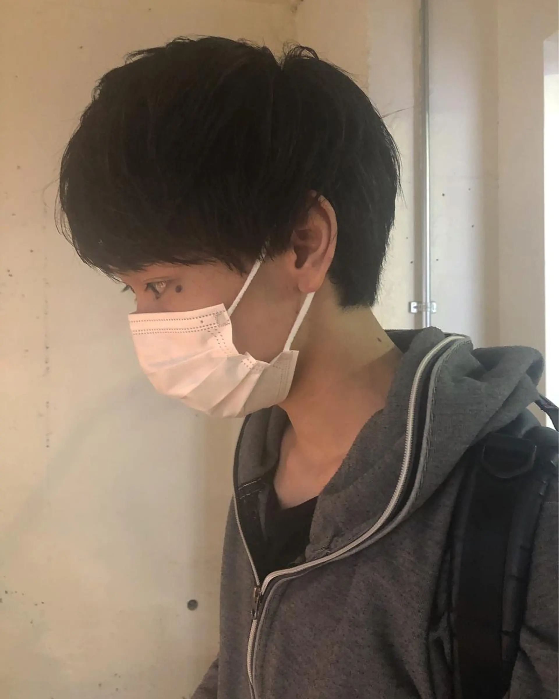 メンズ マッシュ 刈り上げ パーマ美容師 hanaのヘアスタイル