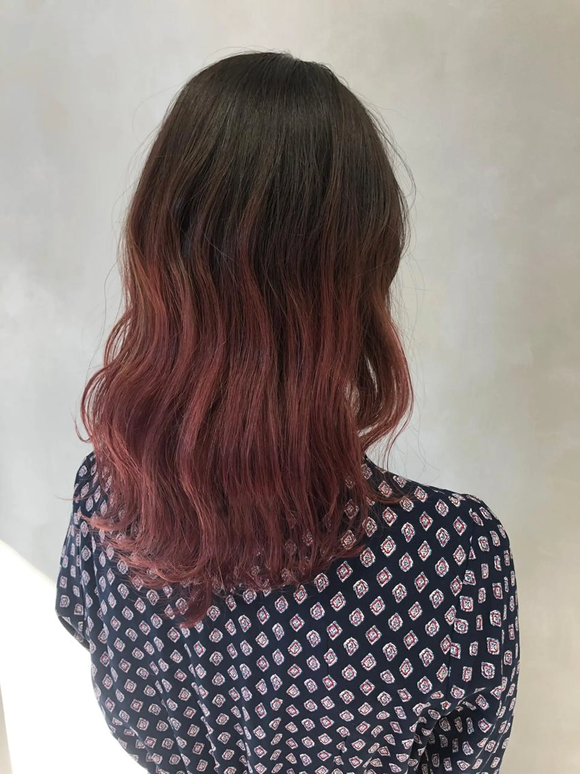 セミロング カラー ヘアカラー トリートメント 16日~benji 福間店です　長木のヘアスタイル