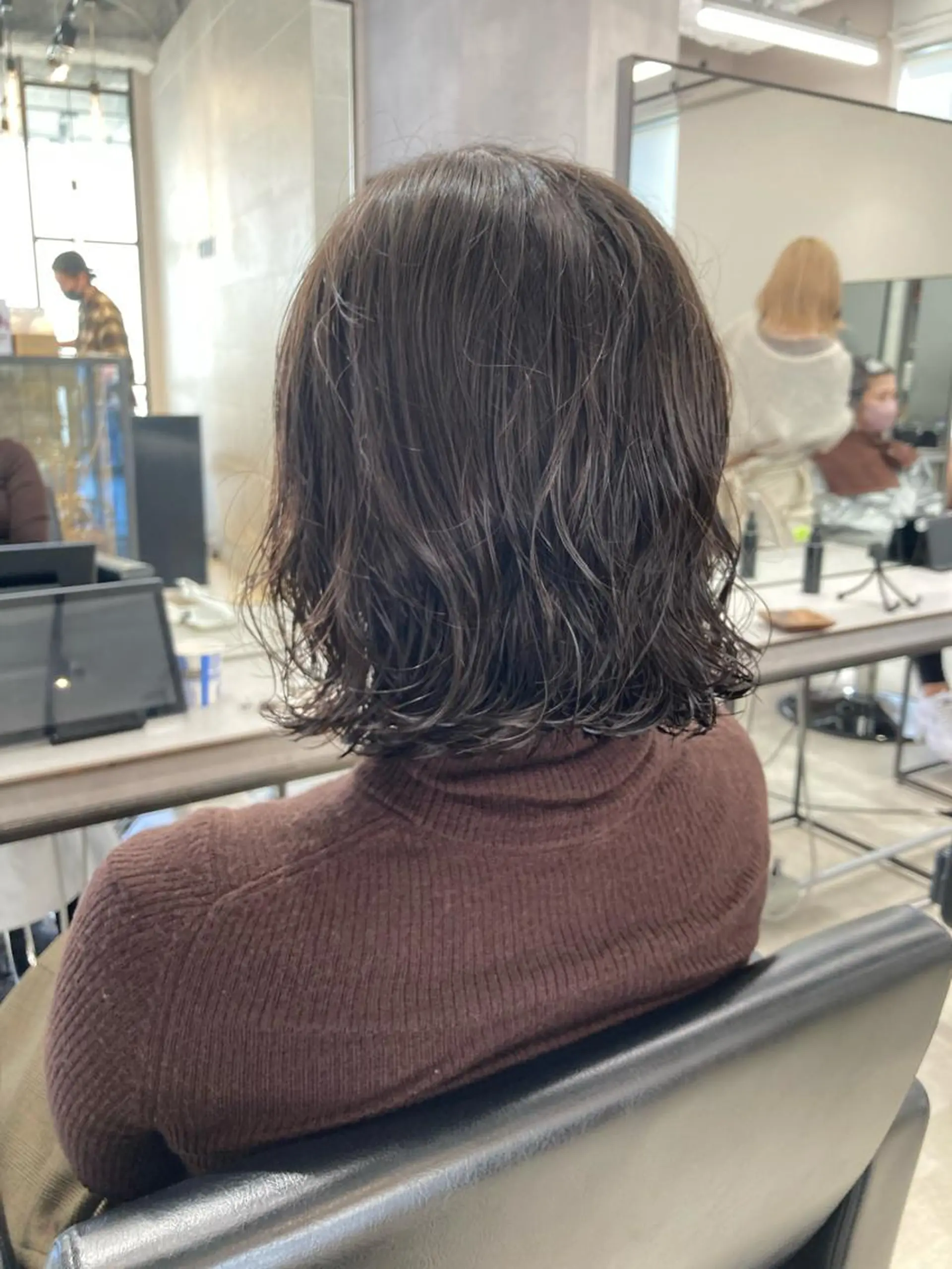 セミロング パーマ ✳️ウルフ/メンズ/ スパイラルパーマ✳️のヘアスタイル