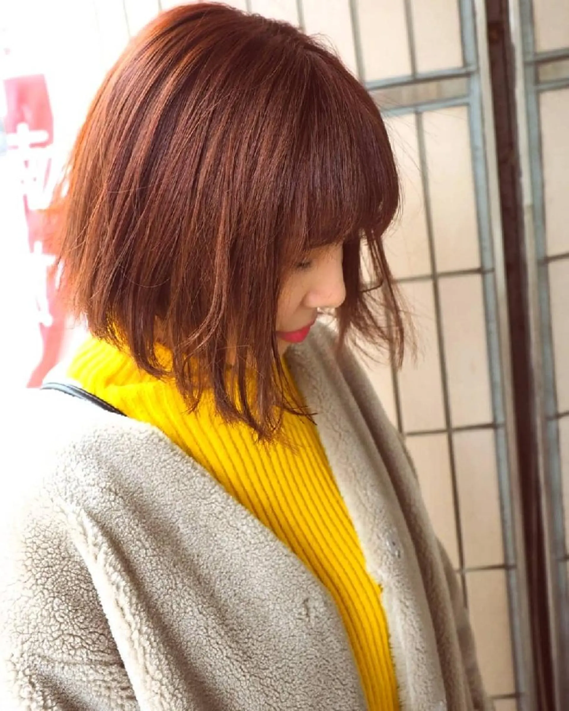 ショート ボブ キノシタ ナオユキのヘアスタイル