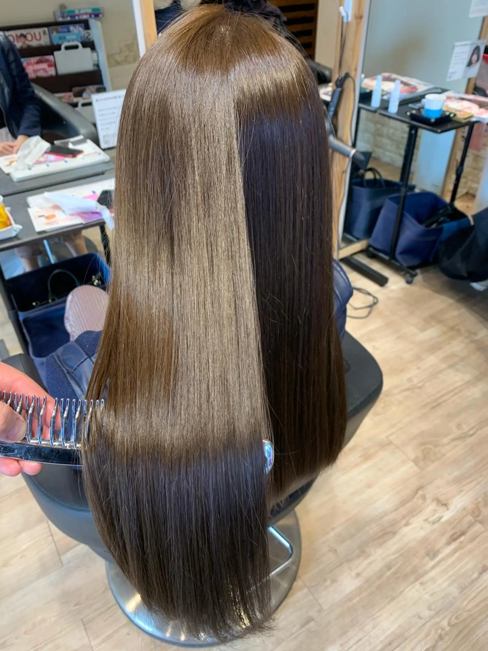 ロング カラー 大久保 隆蔵のヘアスタイル