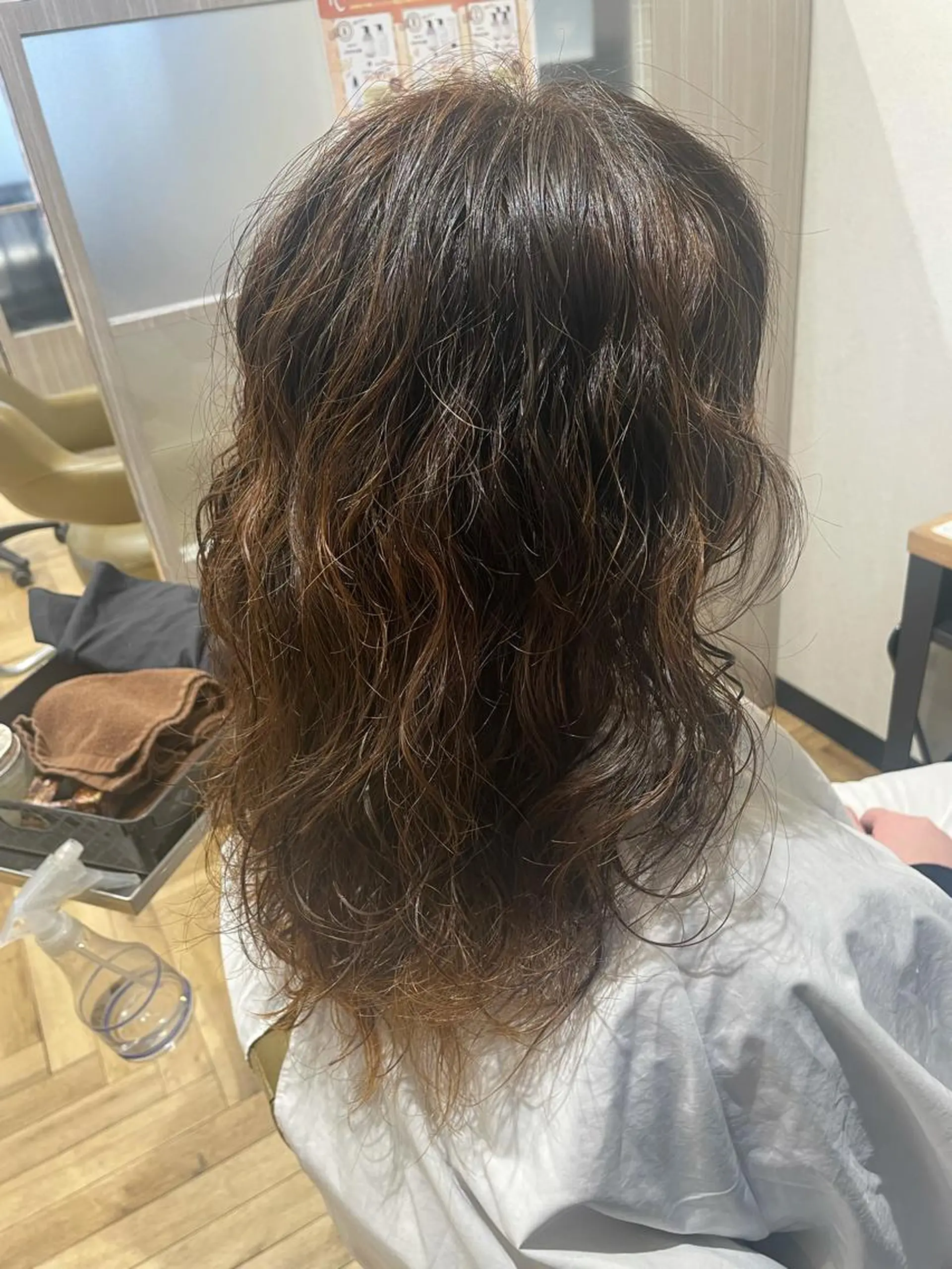 ロング パーマ 中村 誠也のヘアスタイル