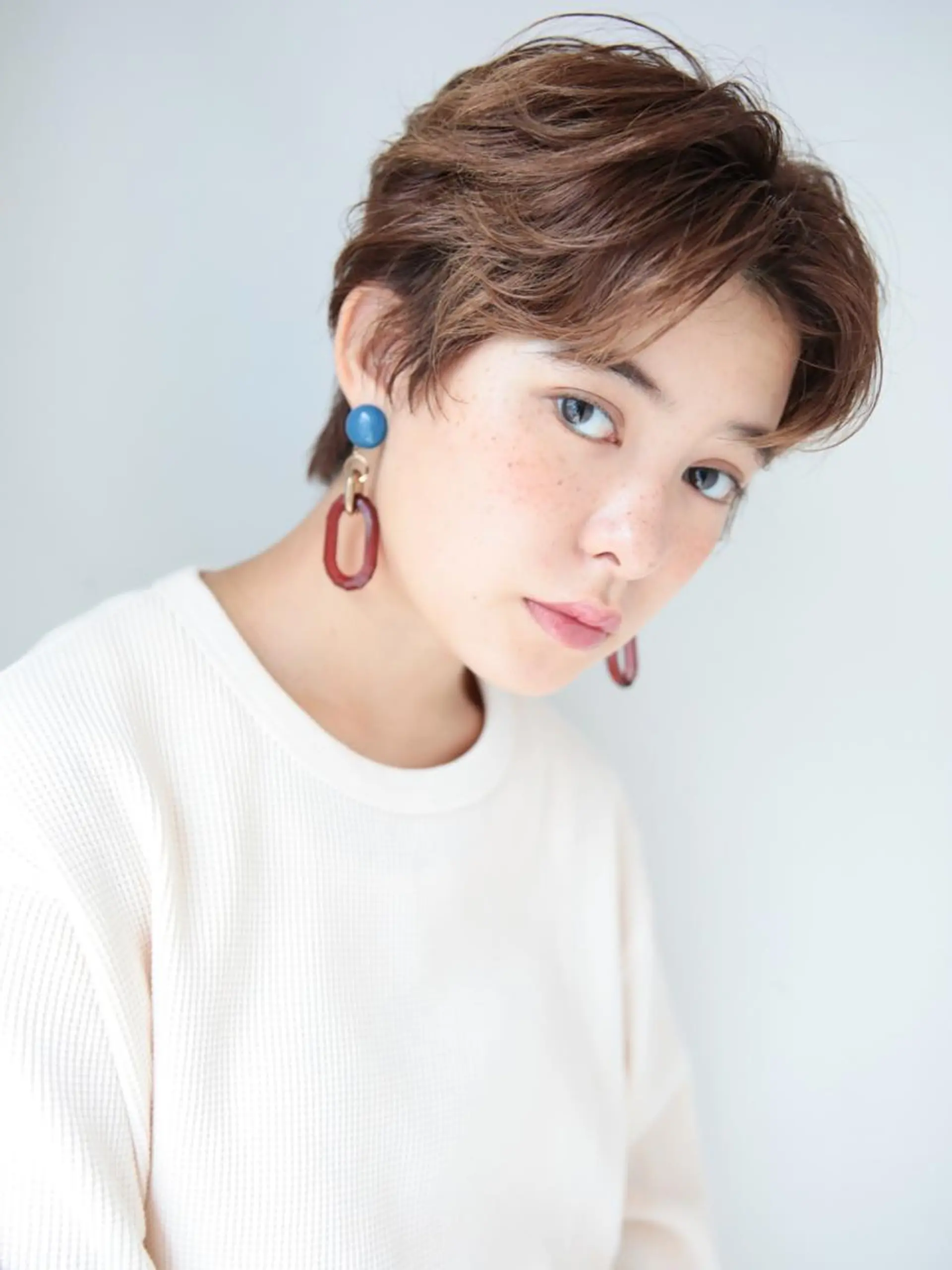 ショート カラー レイヤーカット✂️ 横浜No1♡下鳥翔子のヘアスタイル