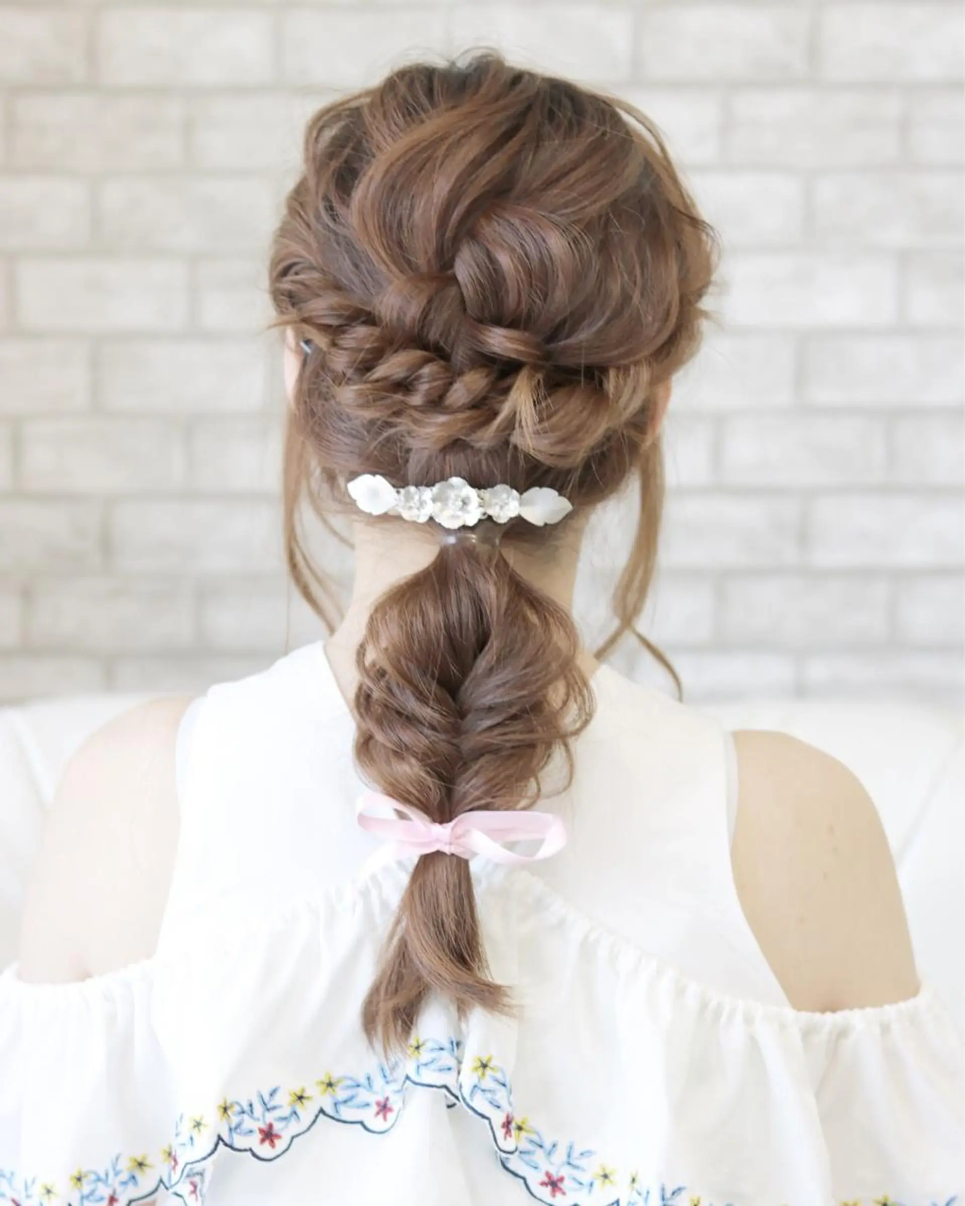 ミディアム ヘアアレンジ 柳澤 興輝のヘアスタイル