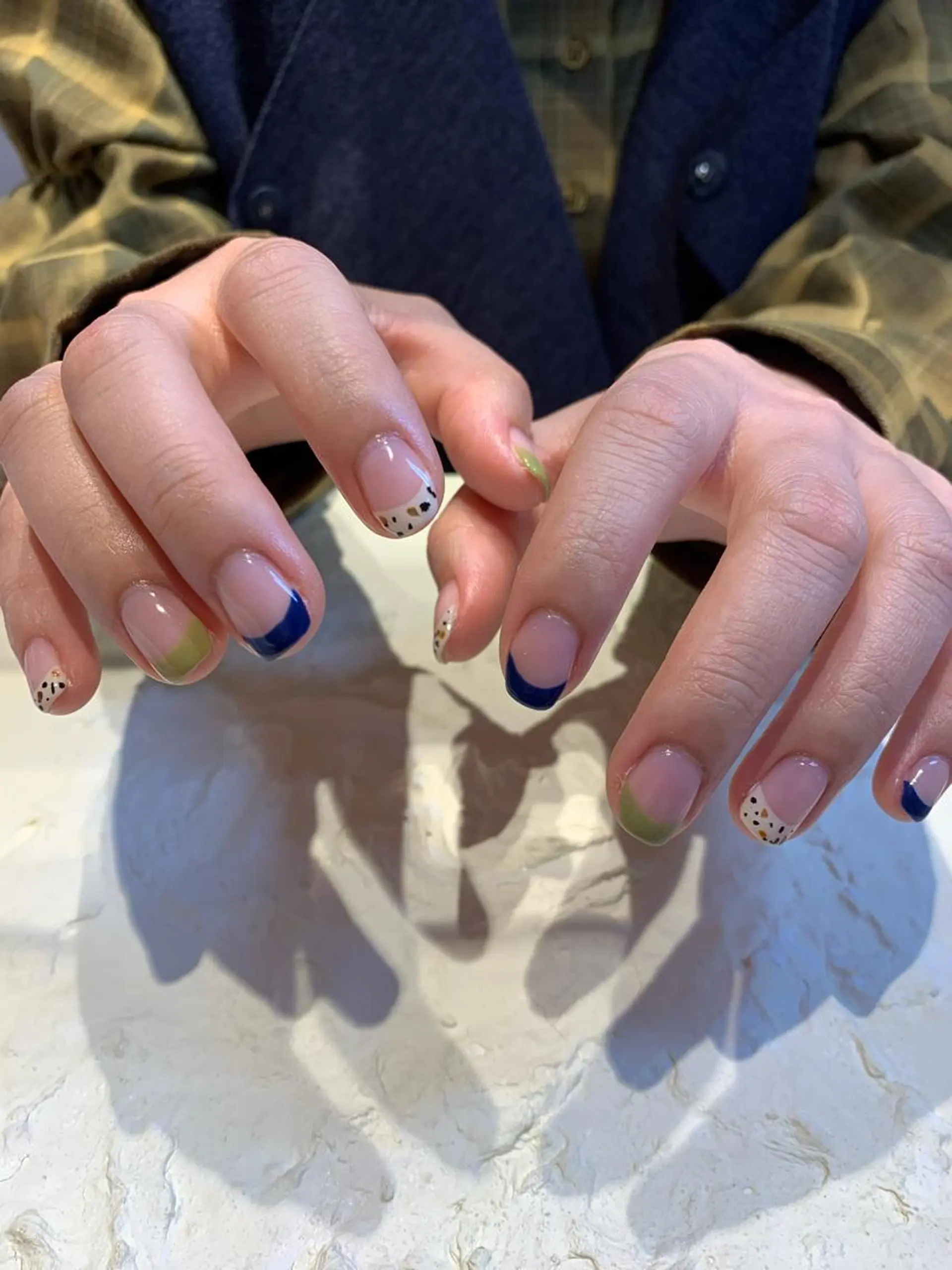 ネイル フレンチネイル マキノ ユイのネイルデザイン