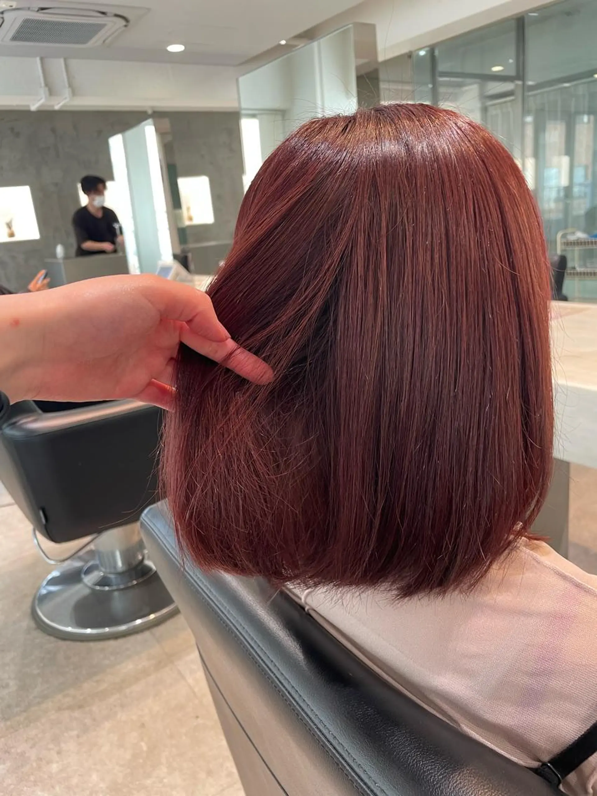 ショート カラー ヘアアレンジ ブリーチ ブリーチなしカラー iena渋谷 /ゆーこのマツエク・マツパデザイン