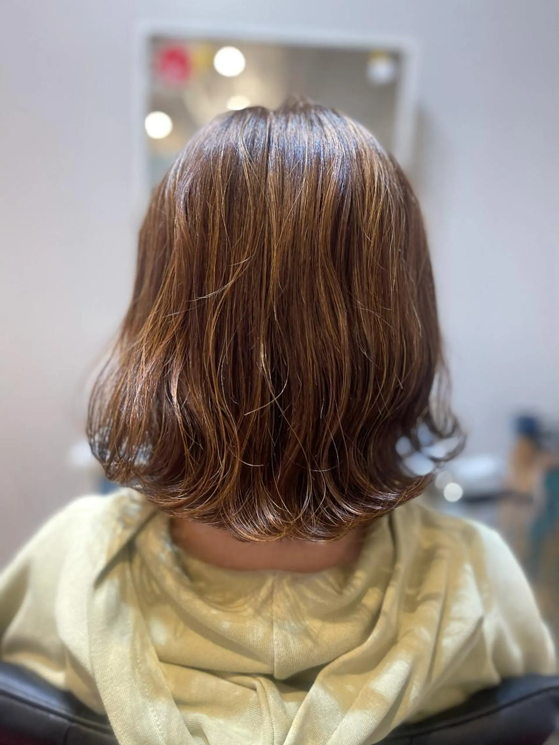 ミディアム 切りっぱなしボブ ボブ 植野 由也のヘアスタイル