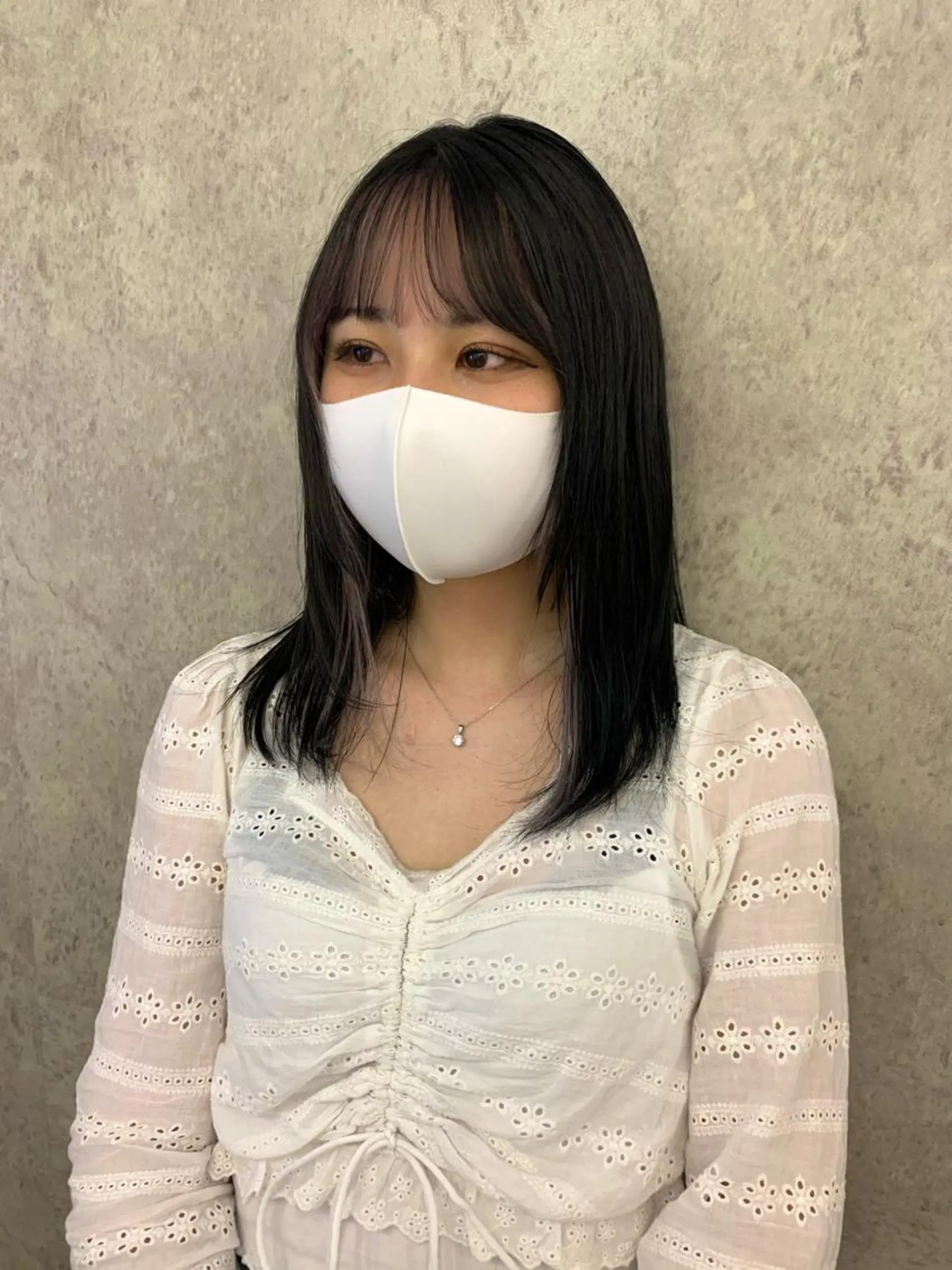 セミロング カラー ラベンダーカラー ヘアカラー fit /HONOKAのヘアスタイル