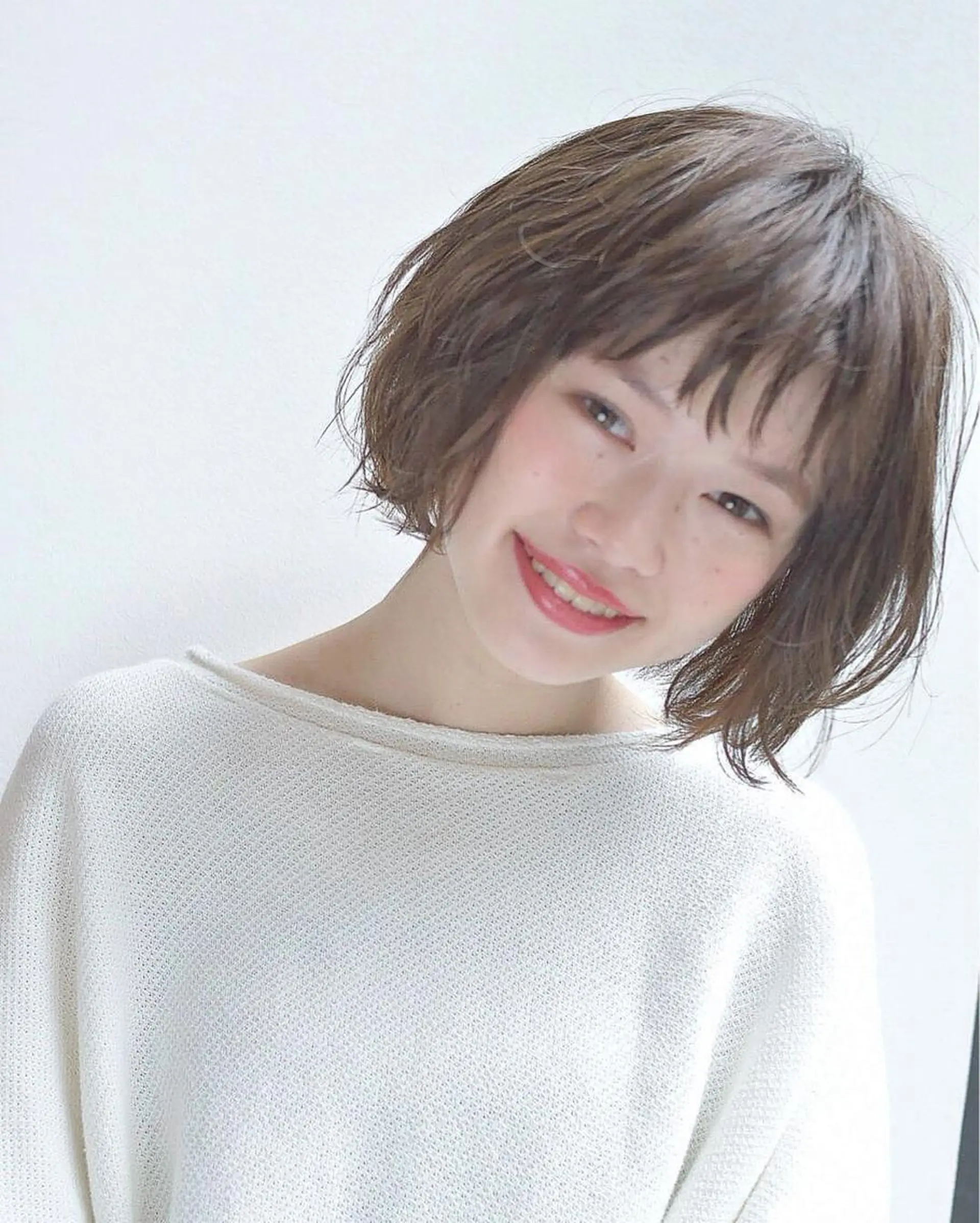 ショート カラー パーマ ヘアアレンジ 磯部 巧 bob/ショートのヘアスタイル