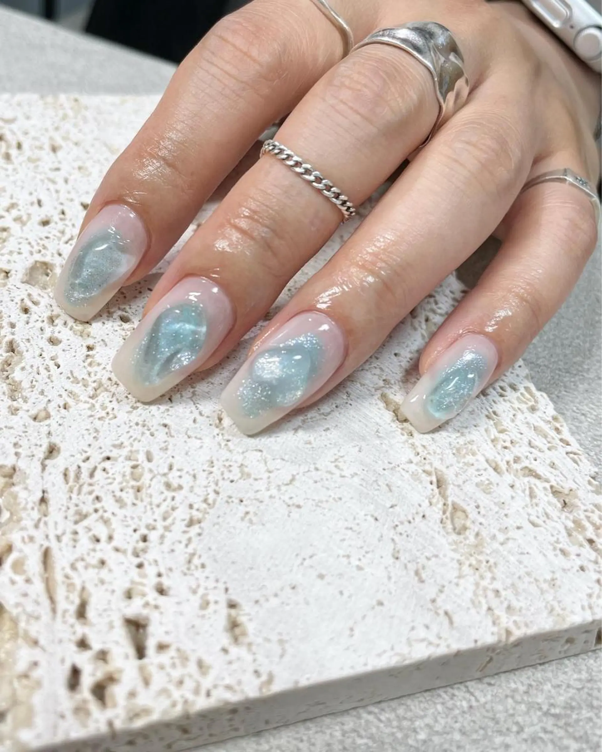 ネイル ハンドネイル 𝑡𝑖𝑎𝑚𓂃 きむらゆきののネイルデザイン