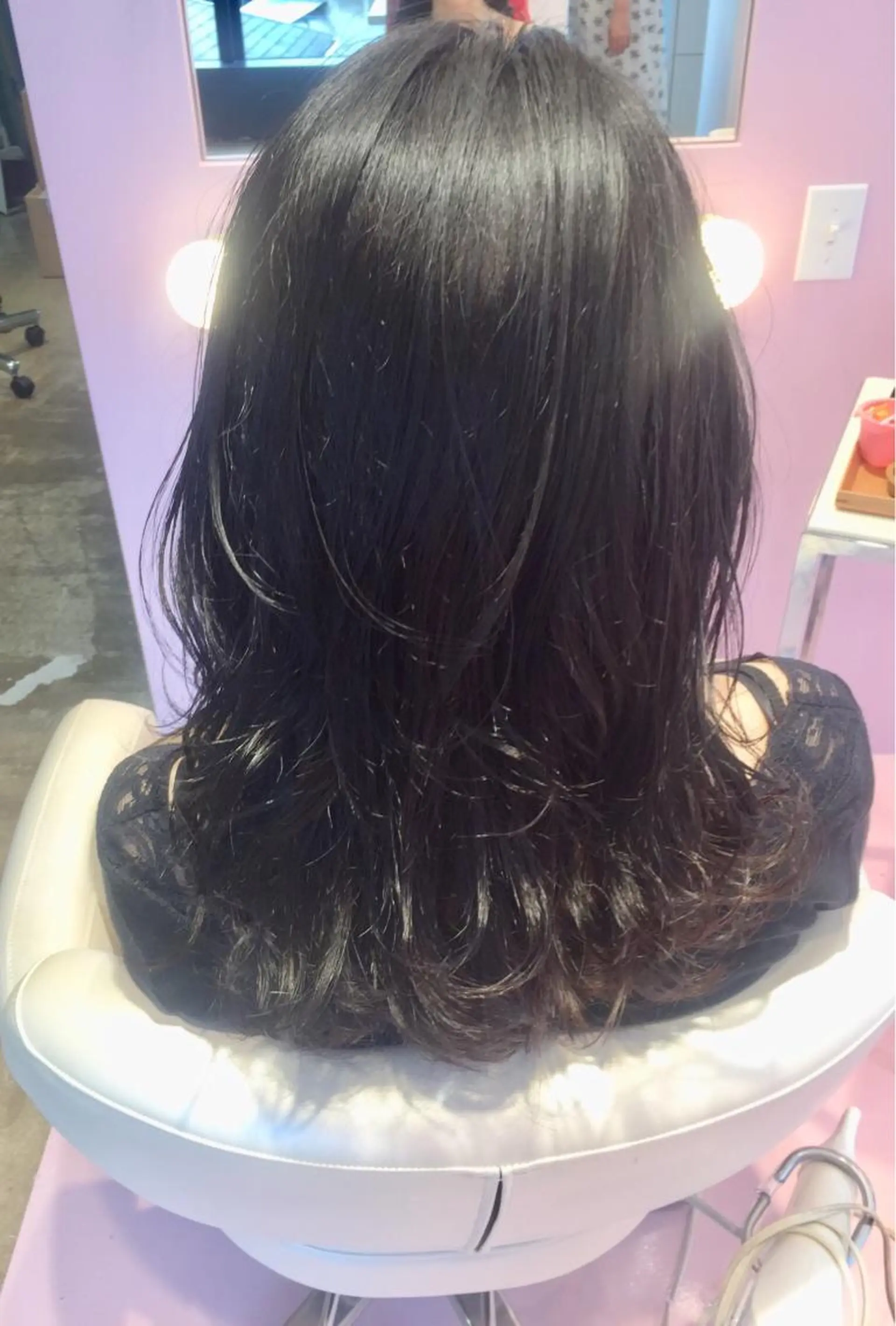 ミディアム アッシュ カット ヘアカラー トリートメント 所渉/韓国レイヤー /ウルフカットのヘアスタイル