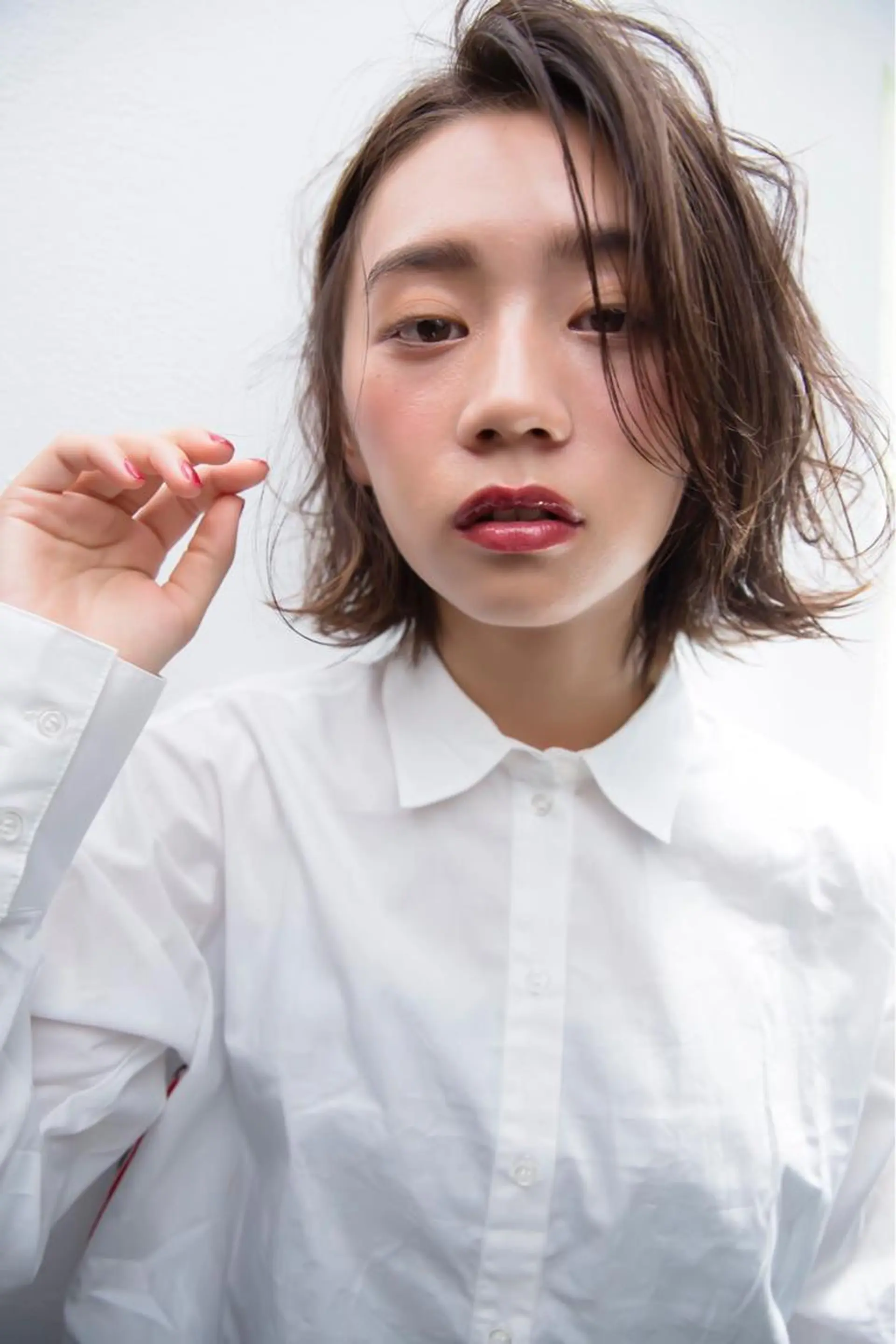 ミディアム ○HITOMI ○のヘアスタイル