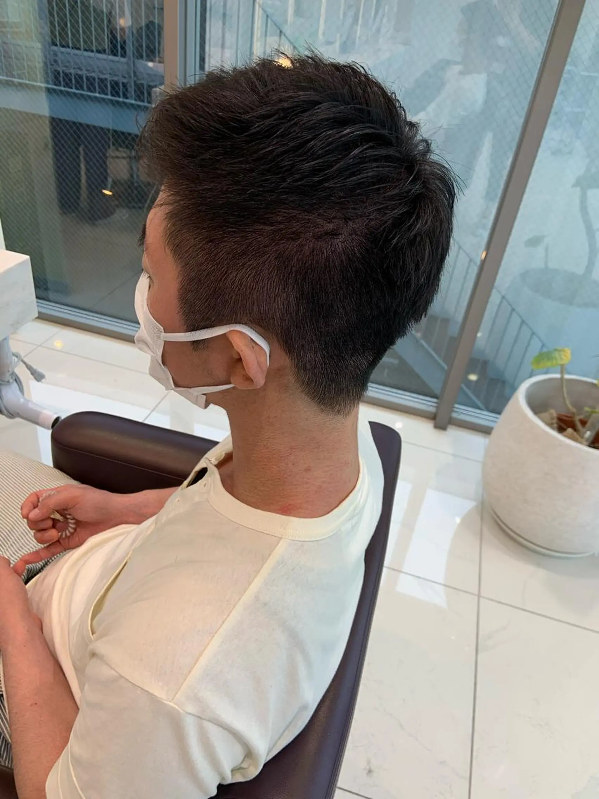 ショート メンズ メンズベリーショート ベリーショート ショートヘア ハイトーンカラー🤍 山下 優華のヘアスタイル