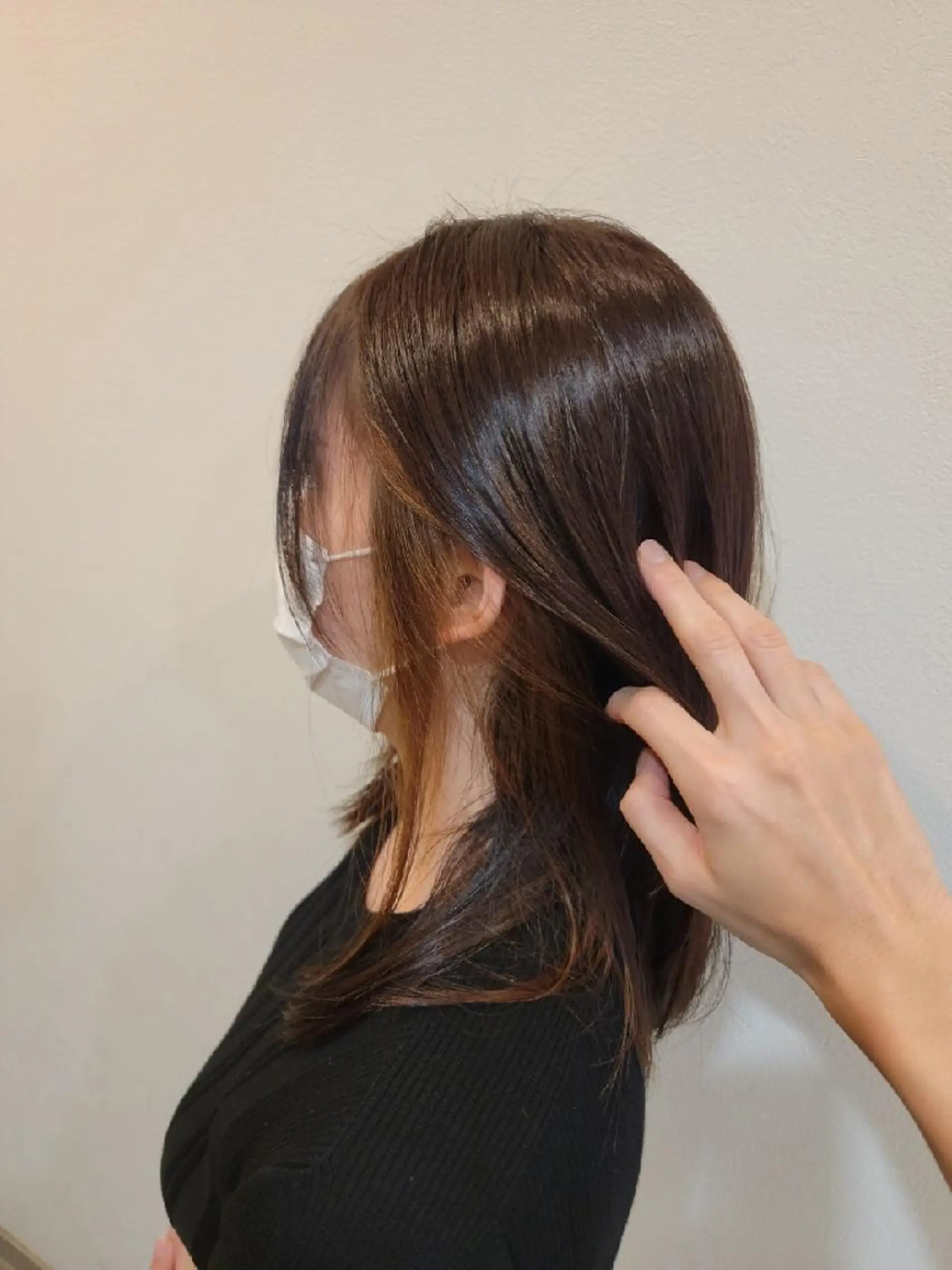 カラー ベージュカラー ブリーチ ヘアカラー トリートメント 山田 周のヘアスタイル