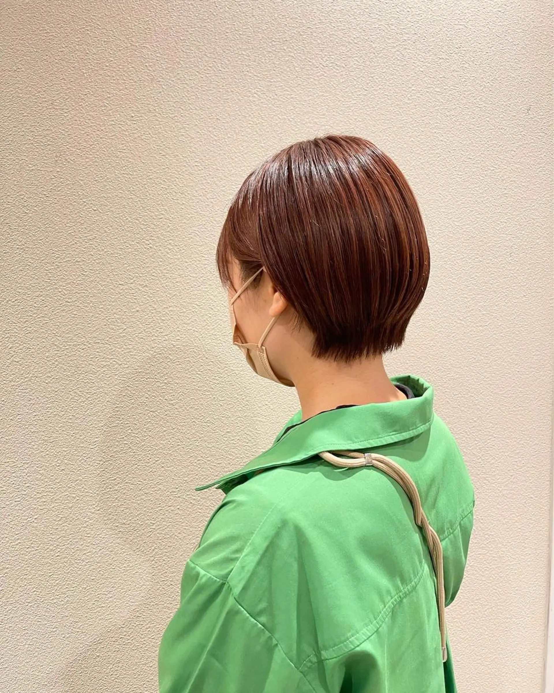 ショート カラー トレンド/顔まわり/ レイヤー/髪質改善のヘアスタイル